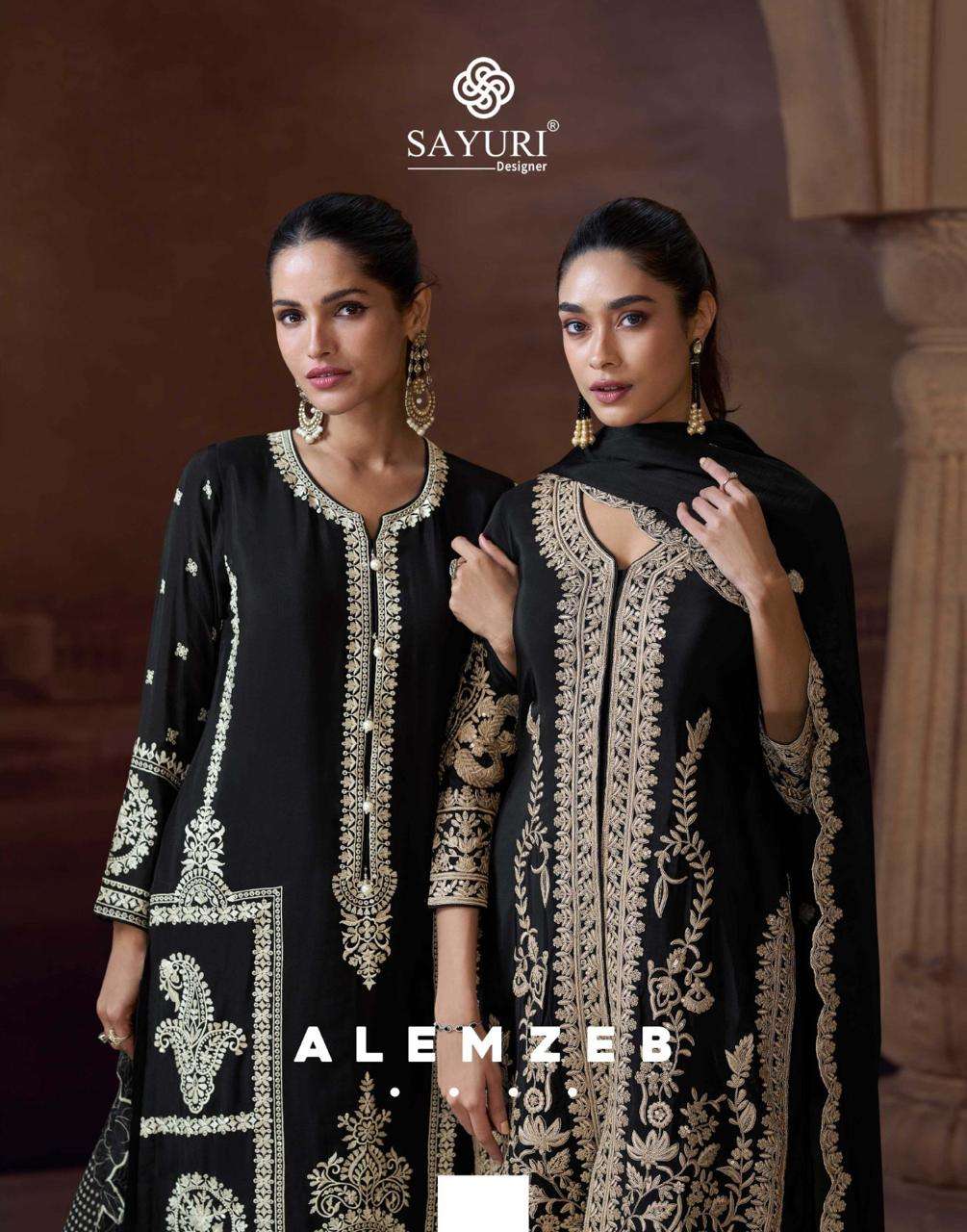 SAYURI DESIGNER ALEMZEB HEAVY LOOK BRANDED TOP WITH PANT AND...