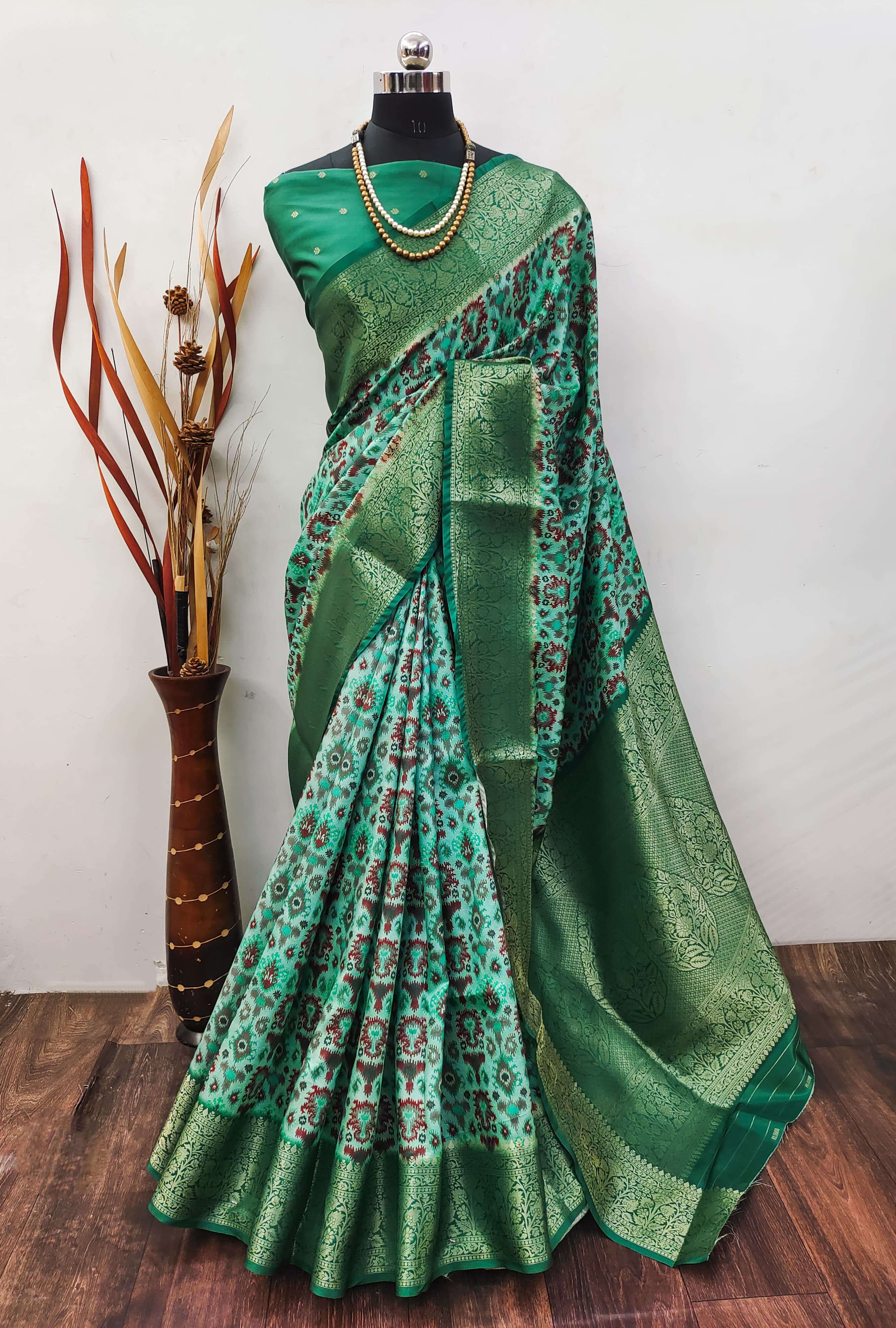  SHEFALI SOFT AND PURE BEAUTIFUL BANARASI SILK FABRIC NEW AR...
