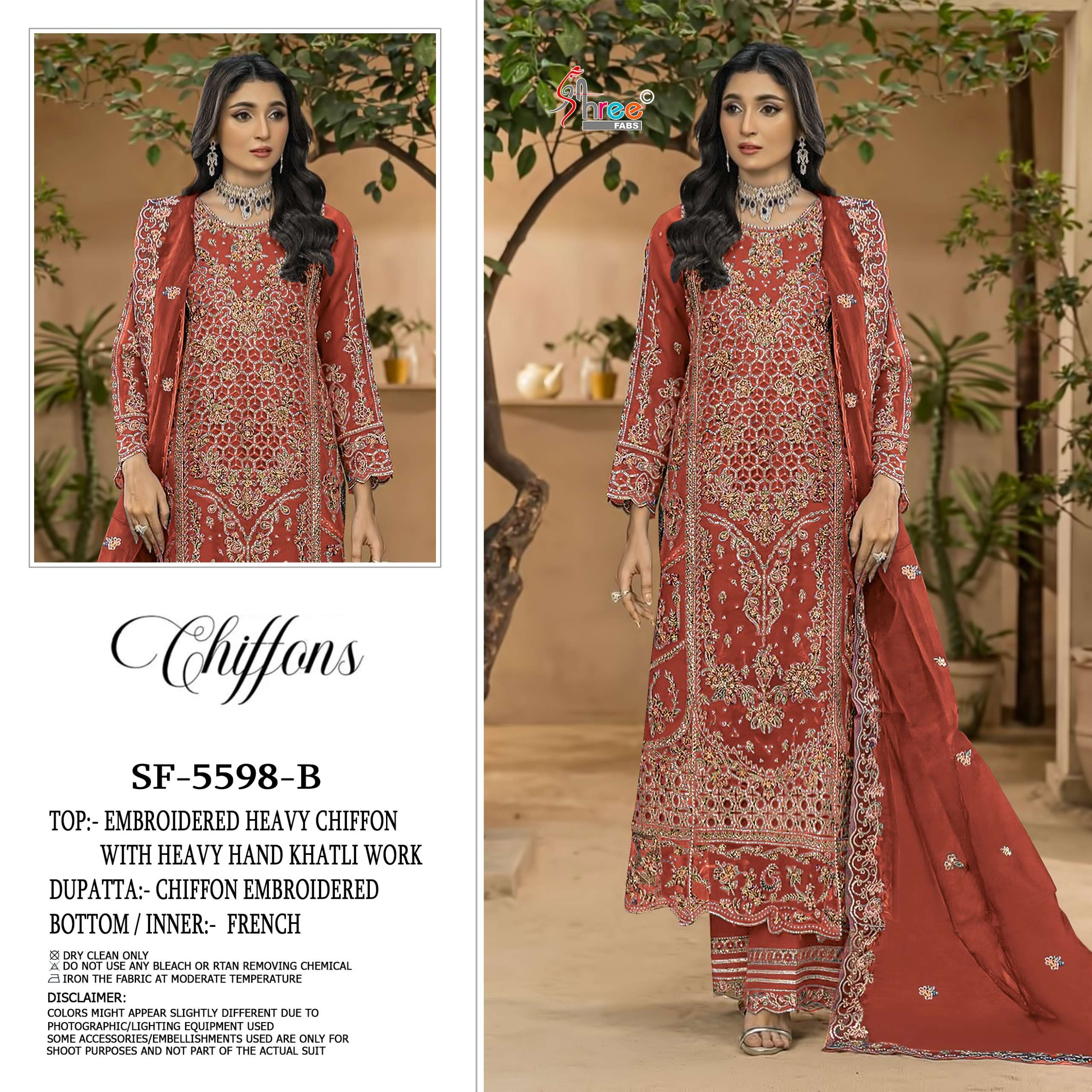 SHREE FABS SF 5598 COLOR HAND KHATLI WORK PAKISTANI VIRAL SU...