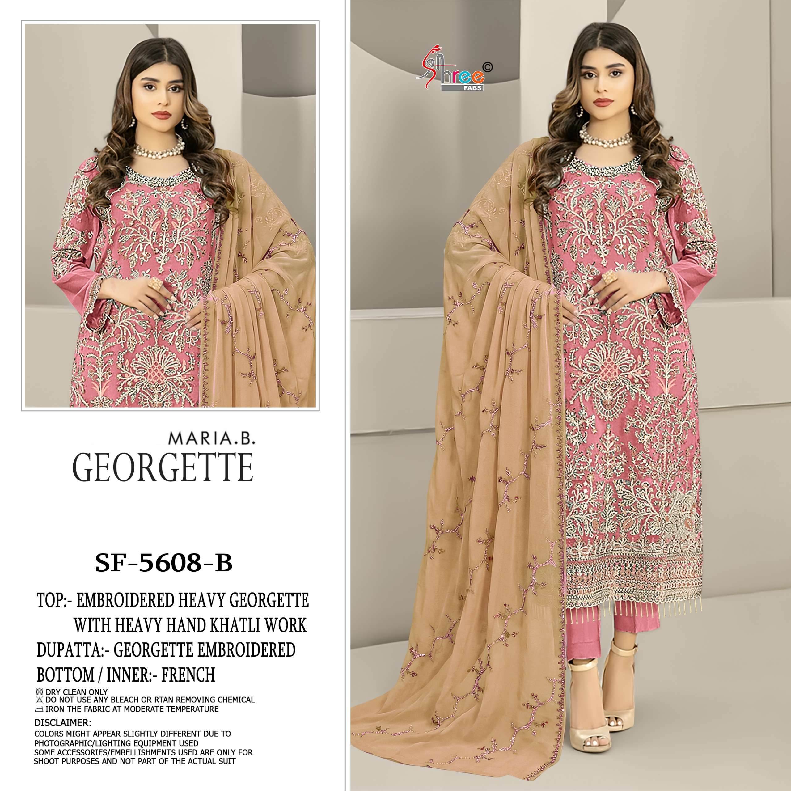 SHREE FABS SF 5608 COLOR MULTI COLOR WORK PAKISTANI DRESS WI...