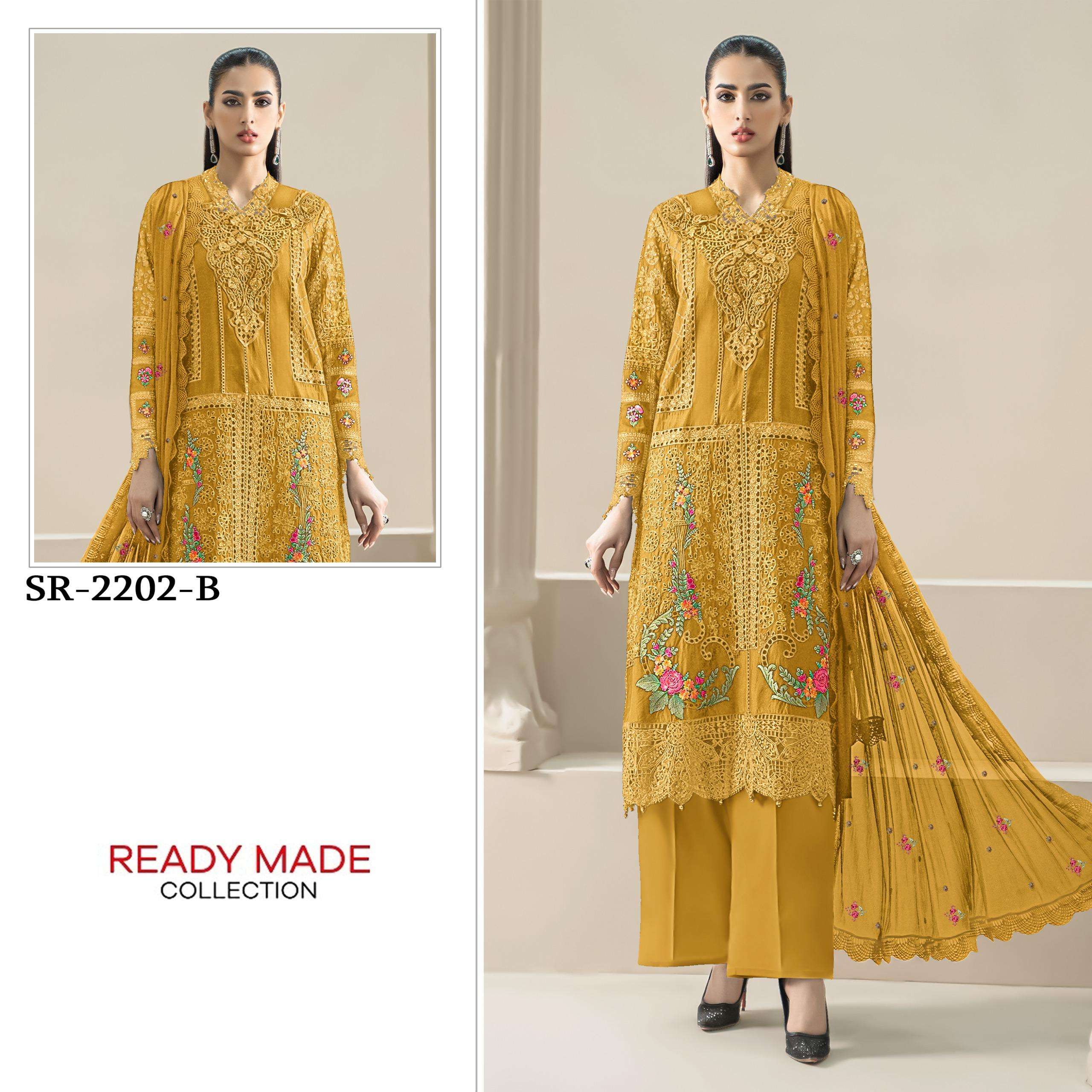 SHREEE FABS 2202 CHIFFON QUALITY EMBROIDERY PAKISTANI MODAL ...