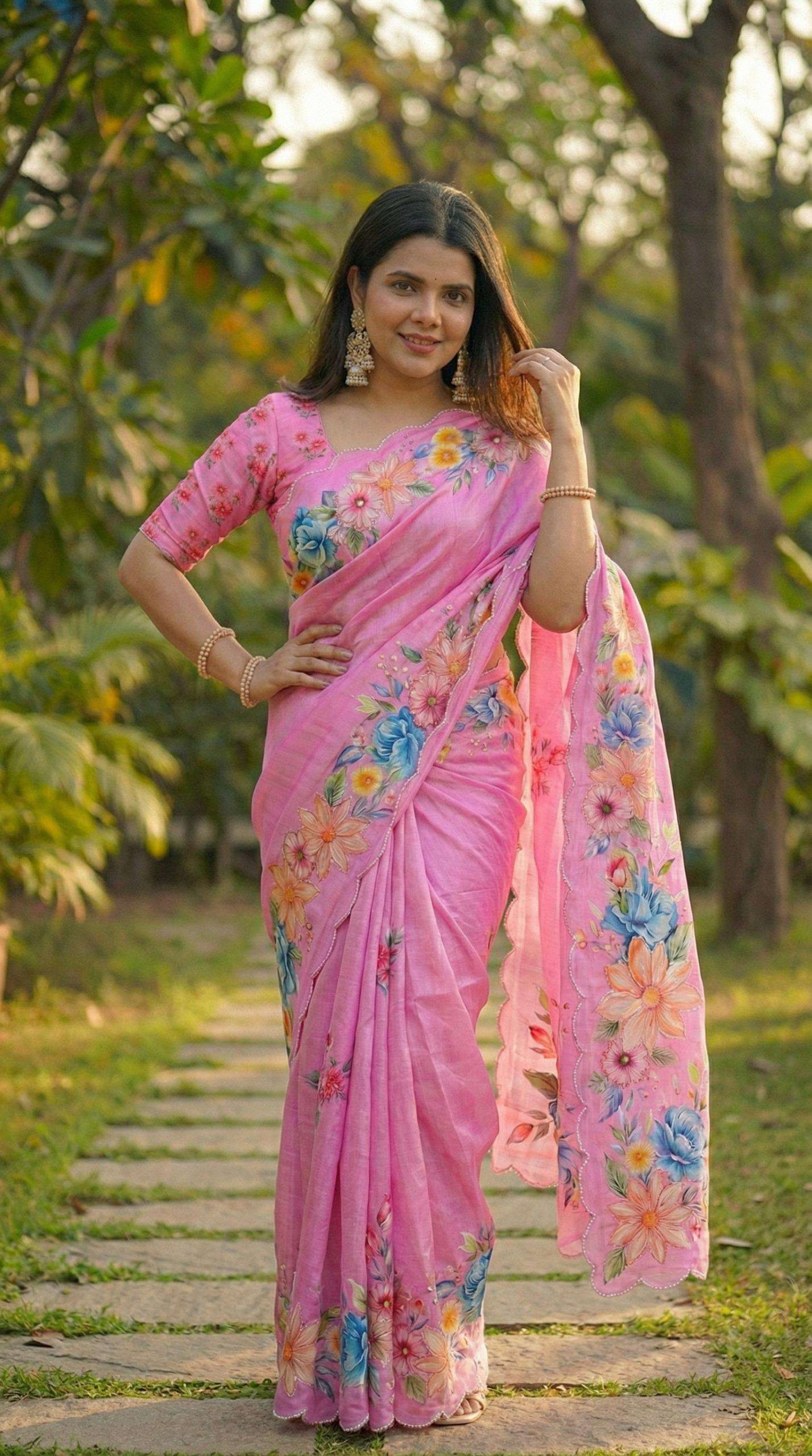 SOFT AND ADRON CHINNON FABRIC SOPHISTICATED REGULAR WEAR SAR...