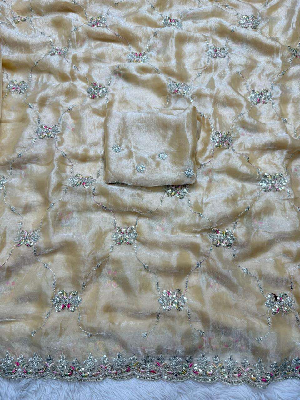 soft and original Space silk fabric with fancy and beautiful...
