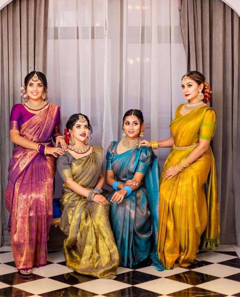SOFT LICHI SILK CLOTH FABRIC GRACE IN FOLD REGULAR WEAR SARE...