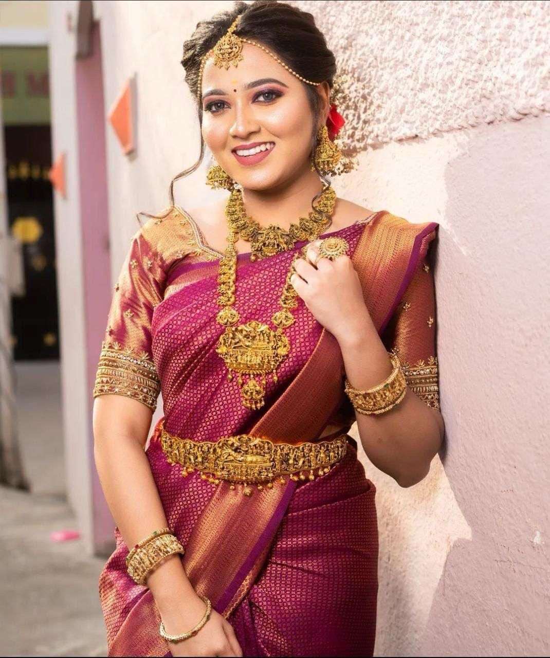 SOFT LICHI SILK CLOTH REULAR WEAR AND DESIGNER AND ROYAL WED...