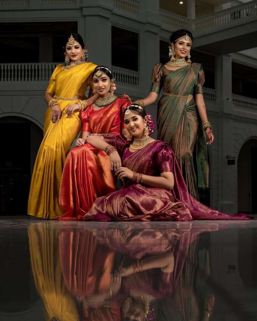 SOFT LICHI SILK CLOTH SILK SYMPHONY ELEGANCE DRAPED IN DIVIN...