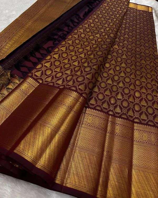 SOFT LICHI SILK CLOTH WHERE TRADITION MEET STYLE JACQUARD WO...