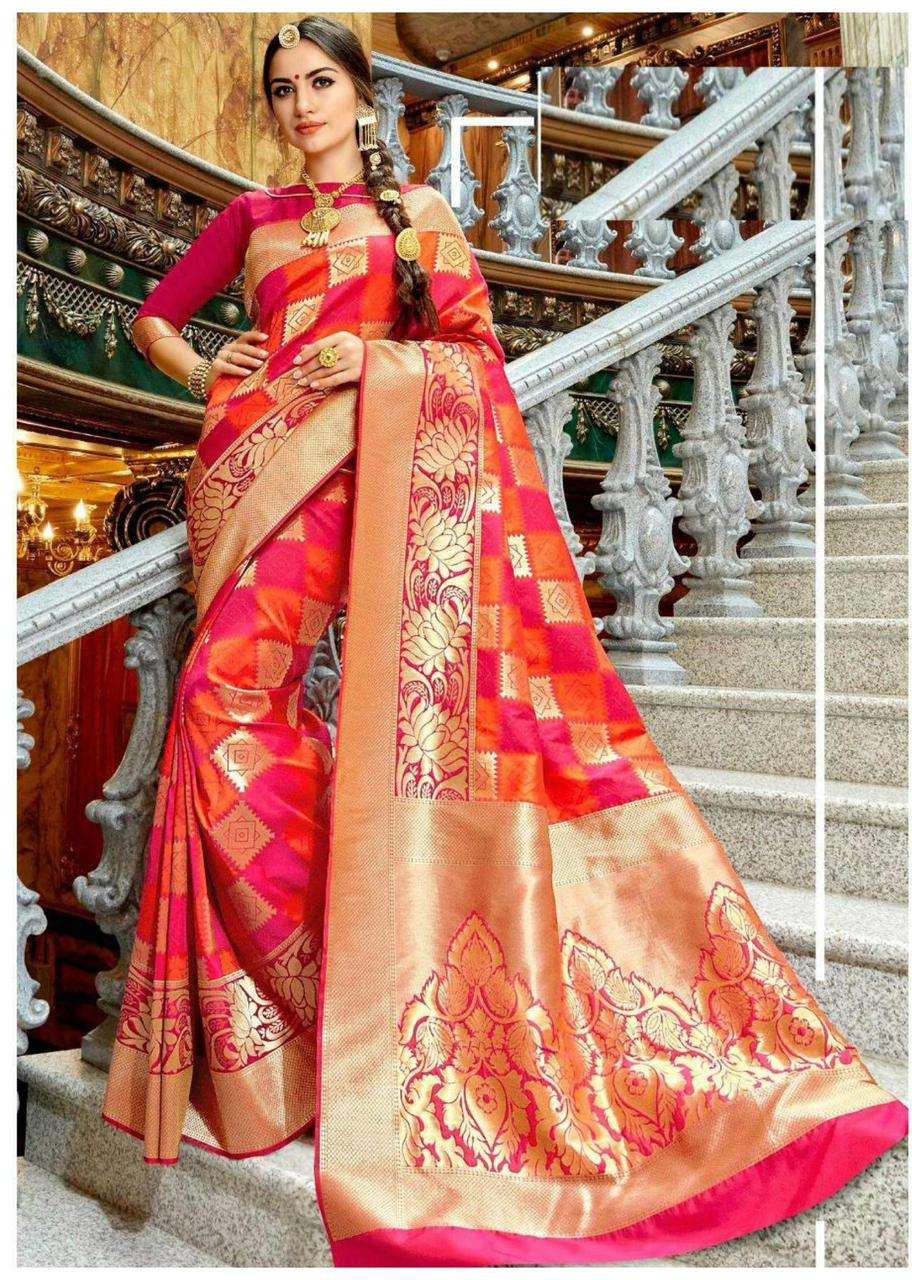 SOFT LICHI SILK FABRIC BEAUTIFUL RICH PALLU DESIGN REGULAR W...