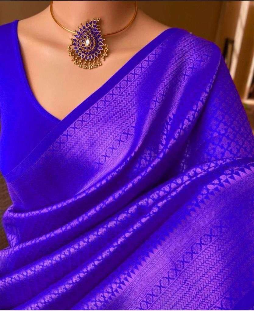 SOFT LICHI SILK FABRIC GEACE IN EVERY FOLD REGULAR WEAR SARE...
