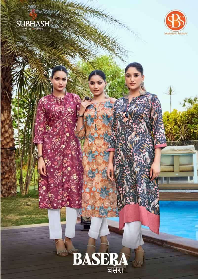 SUBHASH BASERA EXCLUSIVE COTTON STRAIGHT KURTI SET SUPPLIER ...