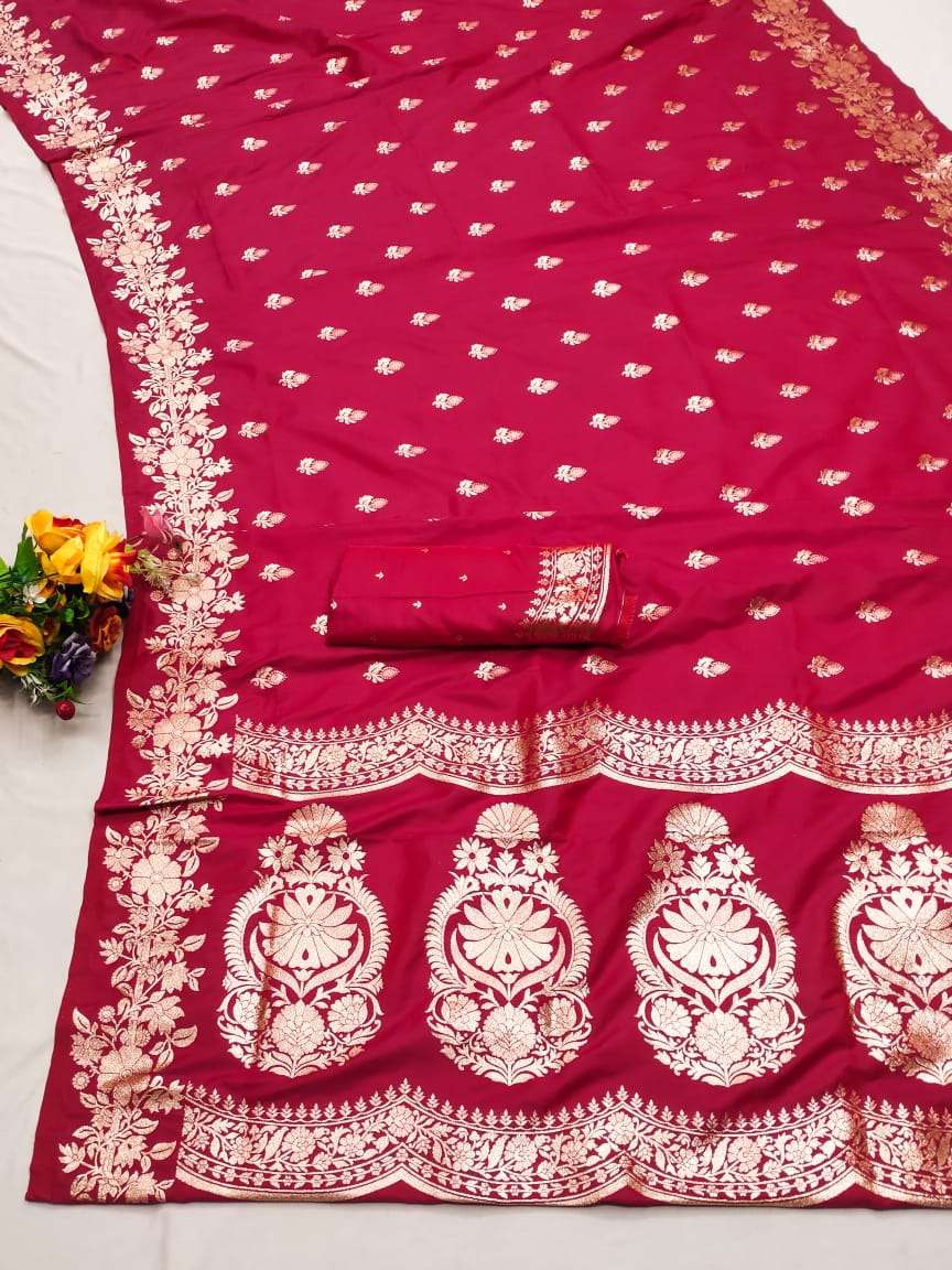  Suhani Original Pure Soft banarasi silk fabric grace in eve...
