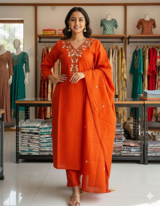 TANA BANA PREMIUM MUSLIN HANDWORK SALWAR SUIT PARTY WEAR RAN...