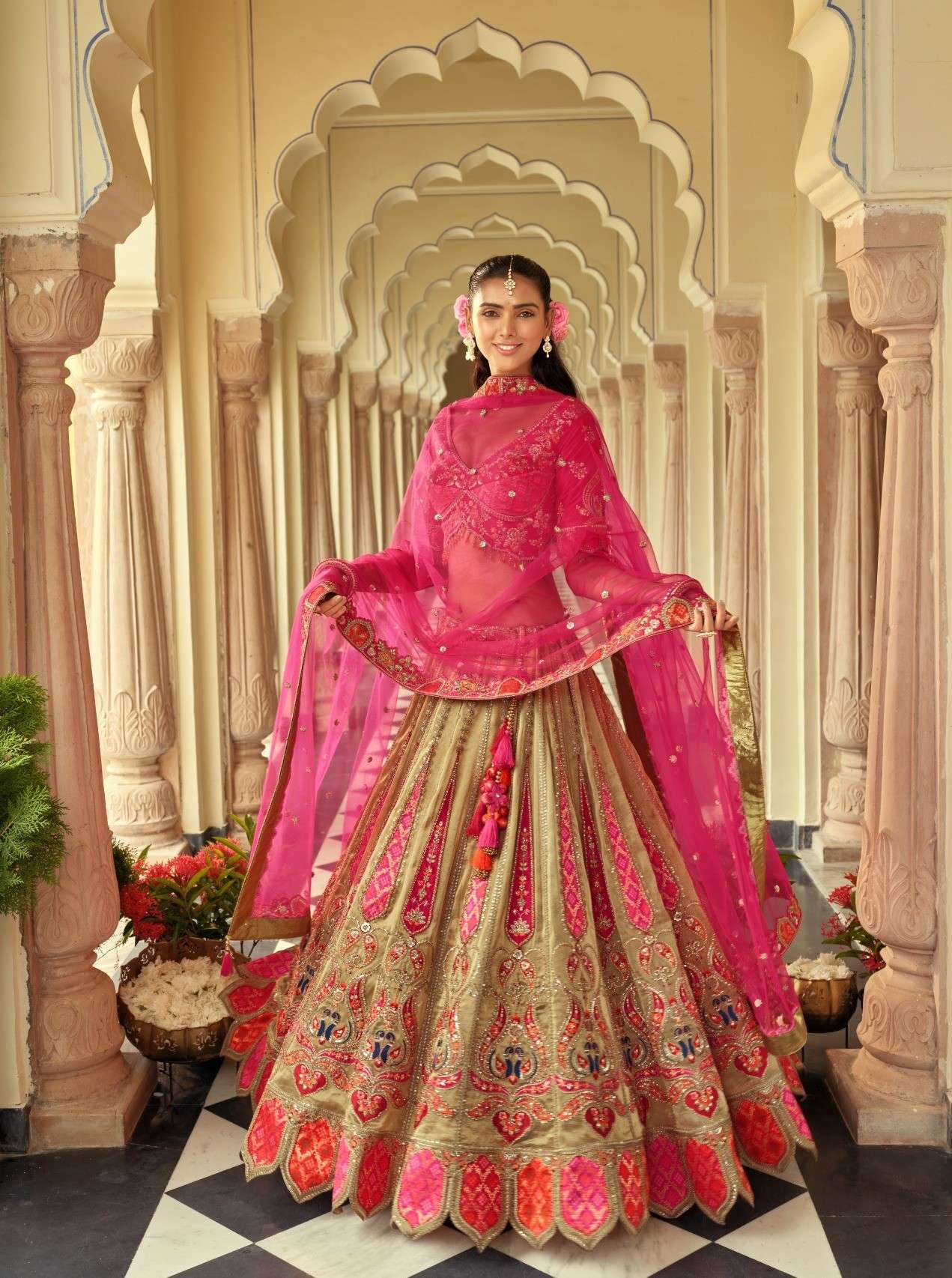  TATHASTU ANAARA READYMADE LEHENGA E 31 TO E 40 SILK FABRIC ...