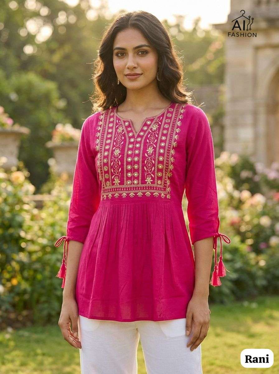 TRENDING SHORT LENGTH TOP FOR OFFICE AND DAILY CLOTH WHOLESA...