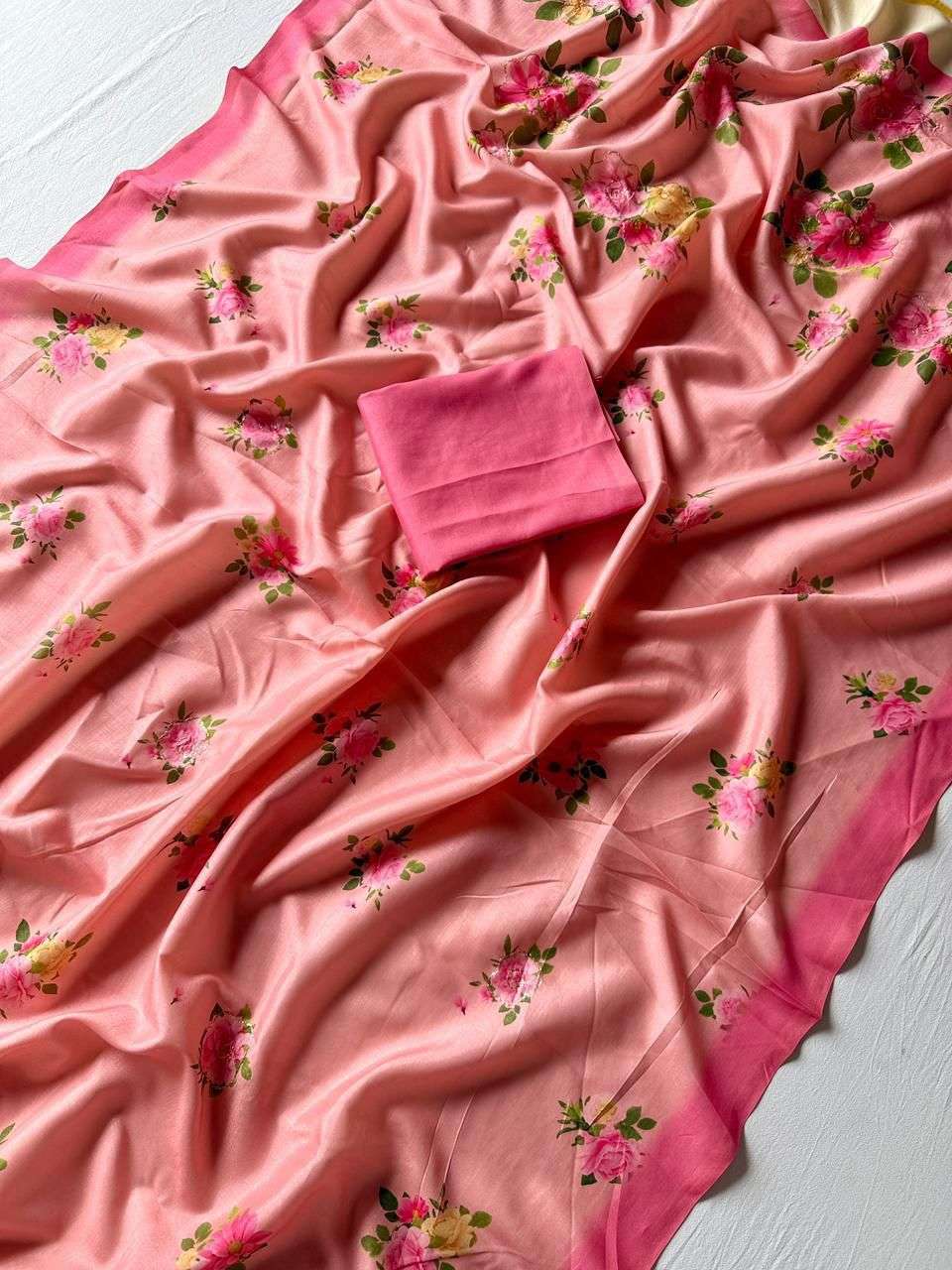  Tusser Soft Heavy Tusser Silk Fabric With Beautiful Floral ...