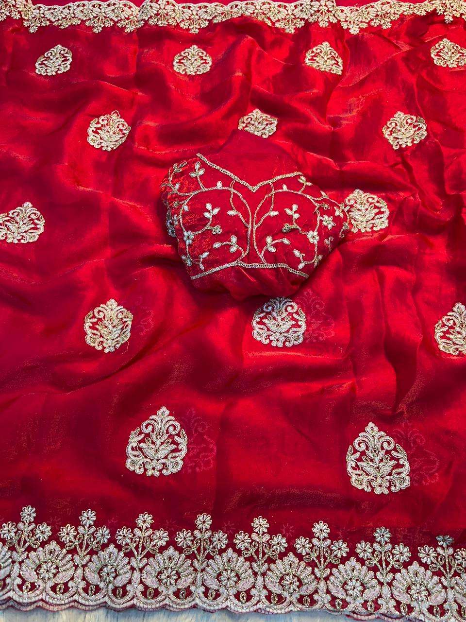 UNVEIL SAREE SOFT SPACE SILK WEEDING WEAR AND REGULAR WEAR S...