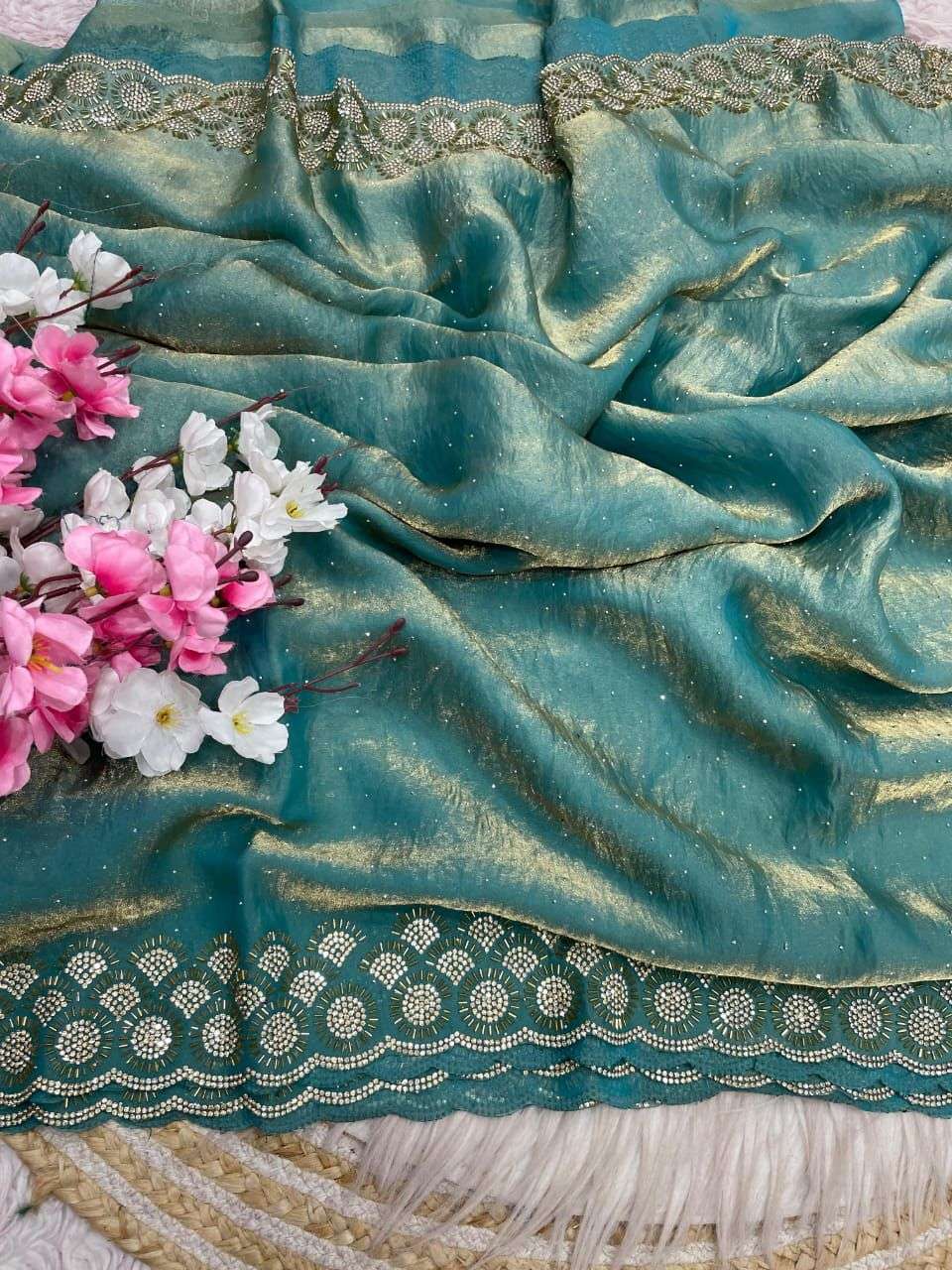 VAL BUTI SOFT SPACE SOFT SILK WITH SIROSKU DIMOUND AND WORK ...