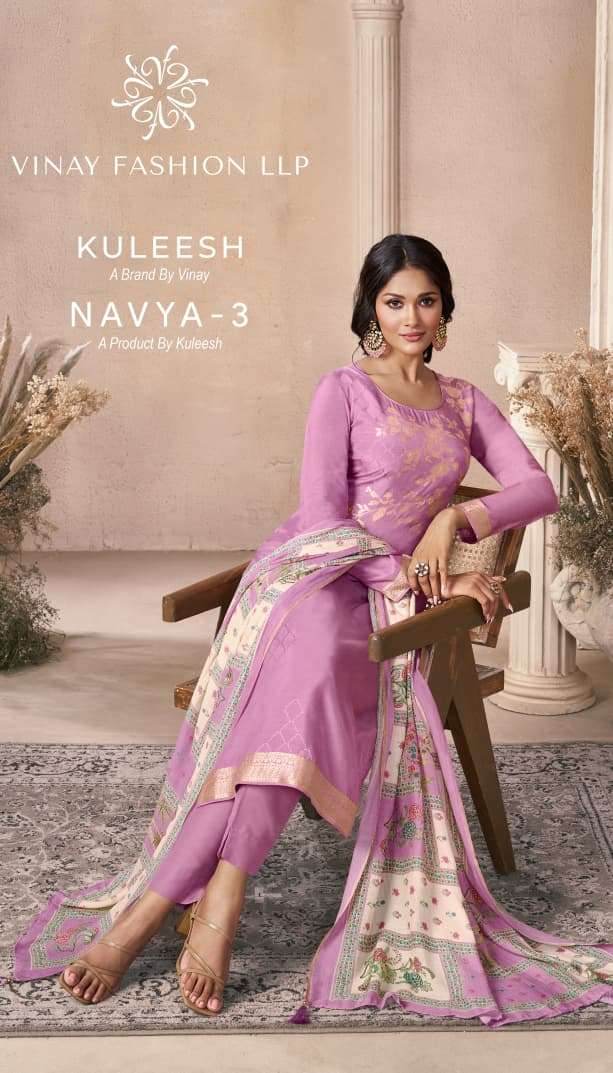 VINAY NAVYA VOL 3 BRANDED DESIGNER SALWAR SUIT FESTIVAL CLOT...
