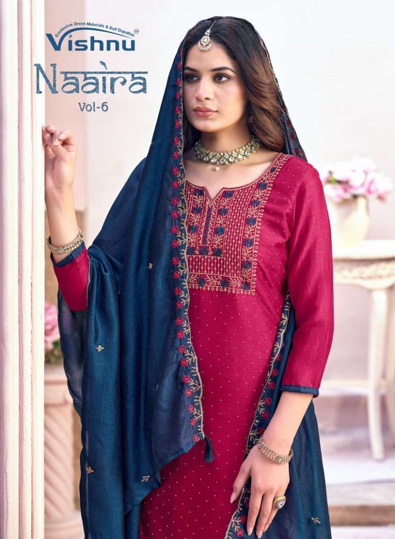 VISHNU NAARIA VOL 6 SUMMER SIMPLE AND COMFORT 3 PIECE SUIT L...