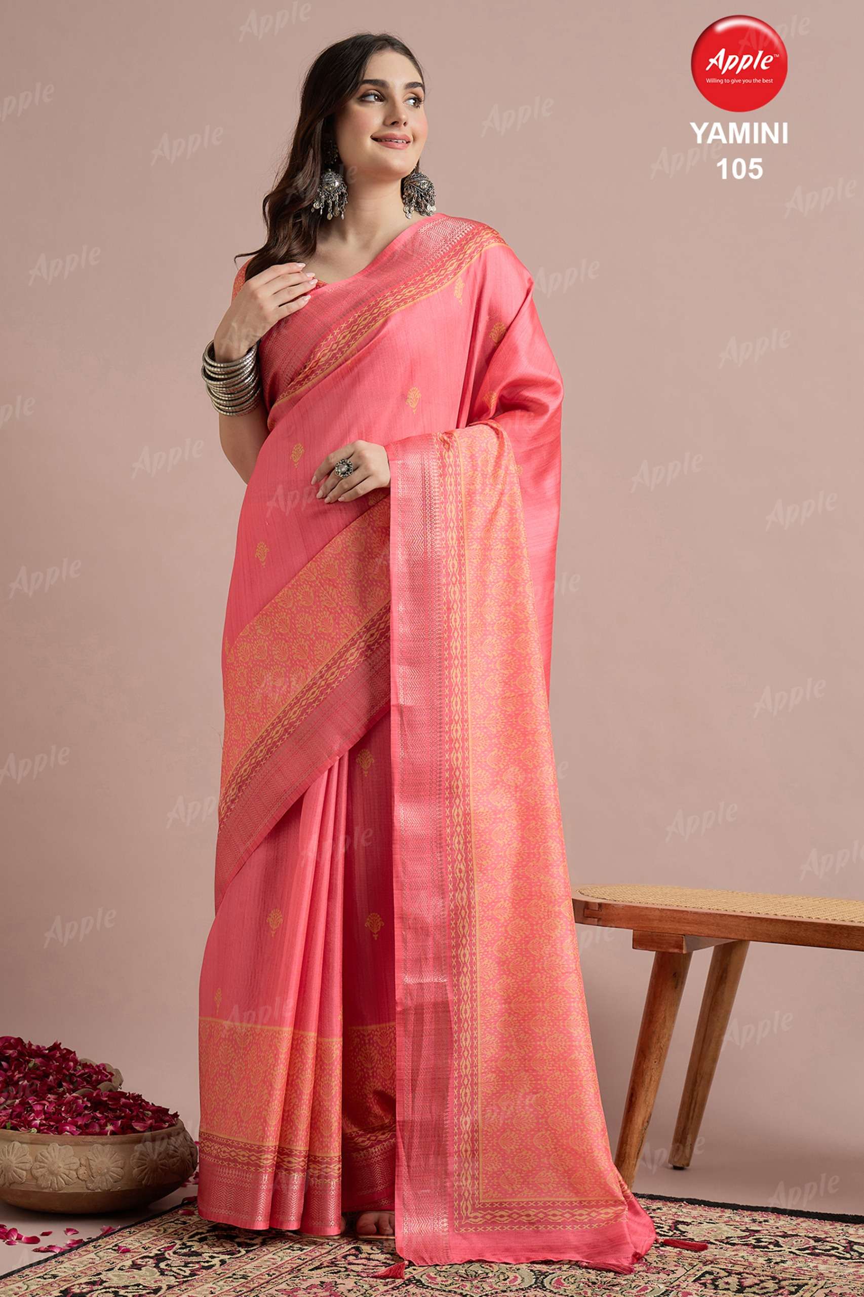 YAMINI VOL 01 KATKI SILK FABRIC BEAUTIFUL AND ADORN  REGULSR...