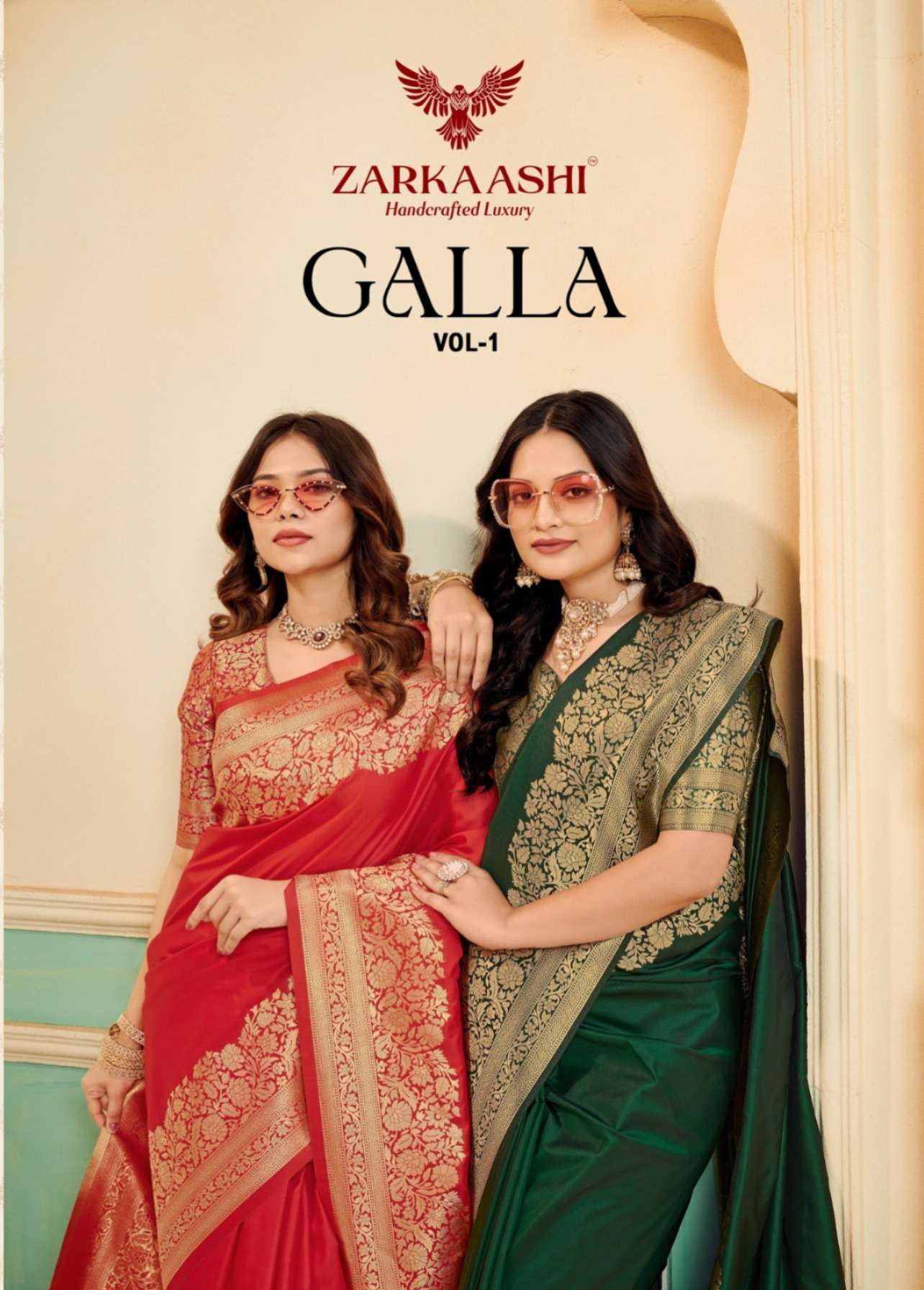  Zarkaashi Galla 189A TO 189F Banarasi Katan Silk fabric Wit...