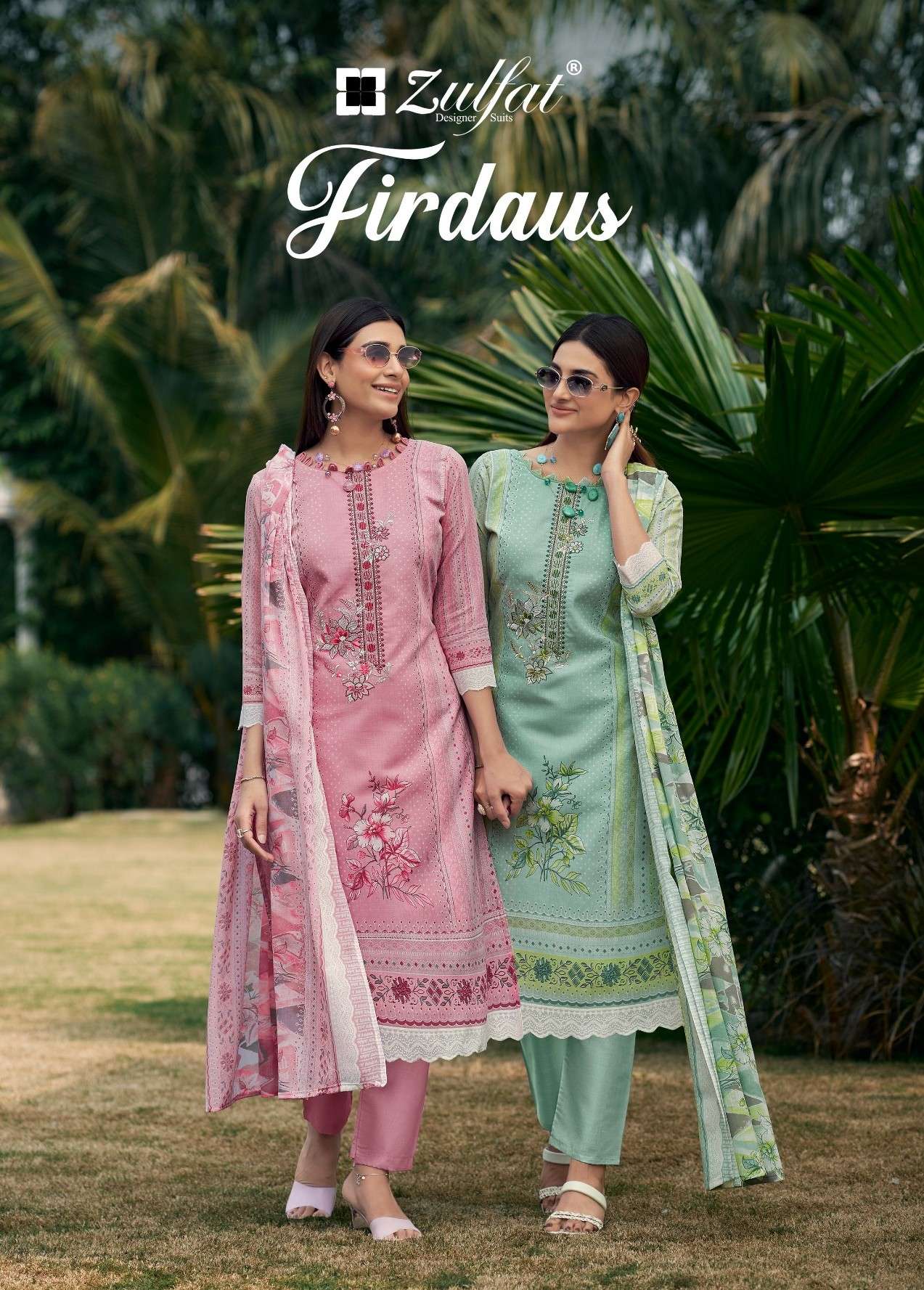 ZULFAT FIRDAUS PURE COTTON EXCLUSIVE PATTERN LADIES SUIT WHO...