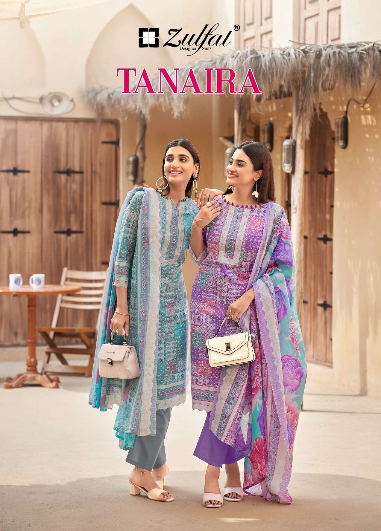 ZULFAT TANAIRA COTTON EXCLUSIVE PRINT SALWAR KAMEEZ FOR MATE...
