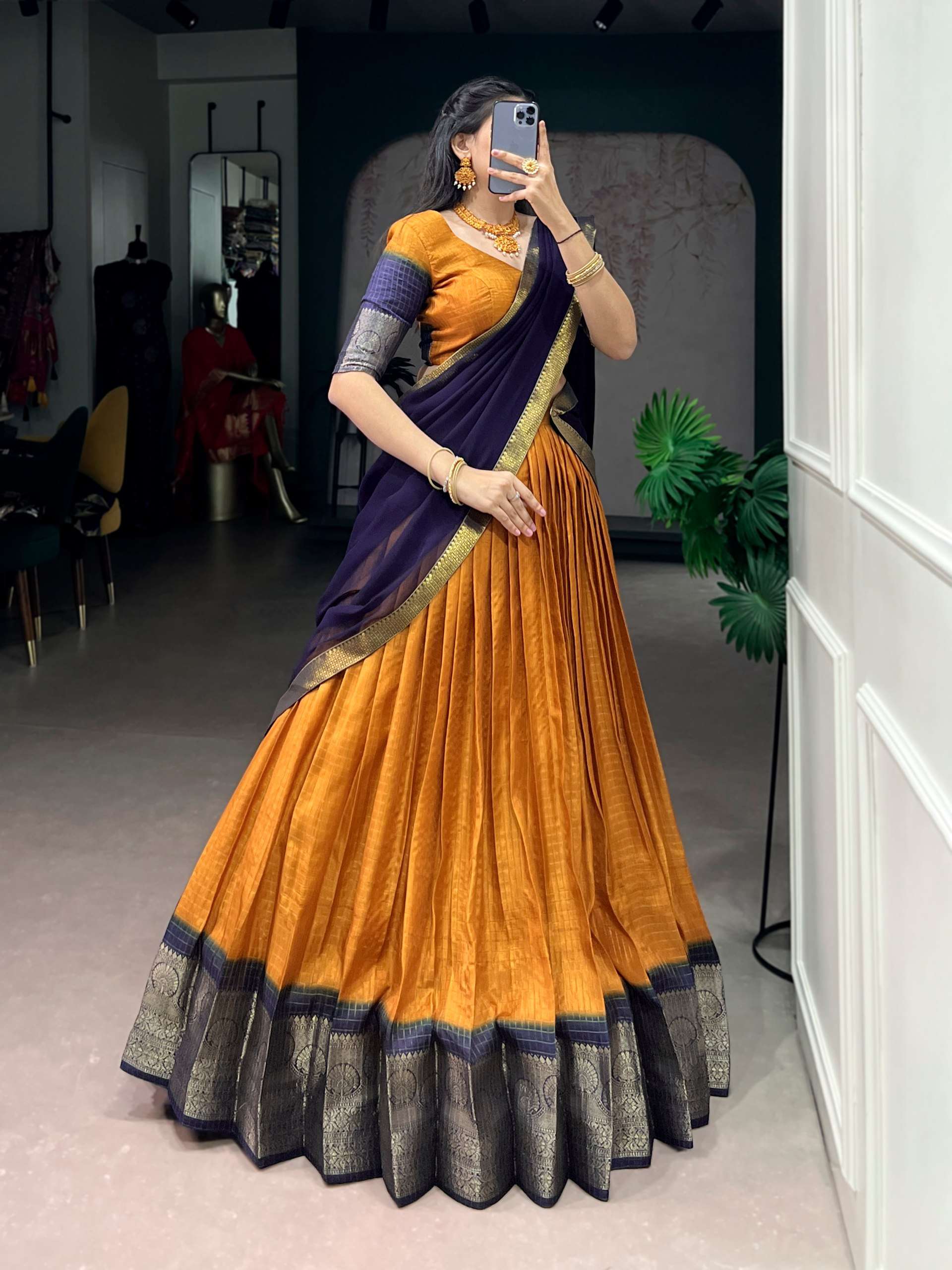 A stunning blend of elegance and heritage Dola Tex lehenga w...