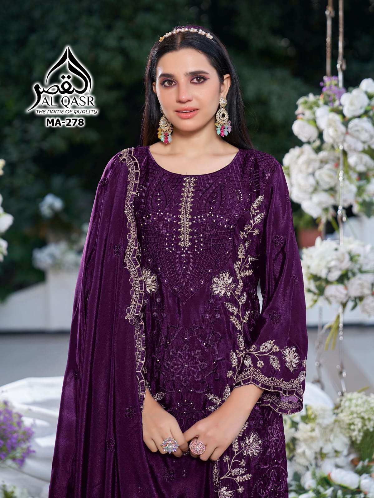 AL QASR 278 RAMZAN EID SPECIAL TYPE HEAVY WORK SUIT COLLECTI...