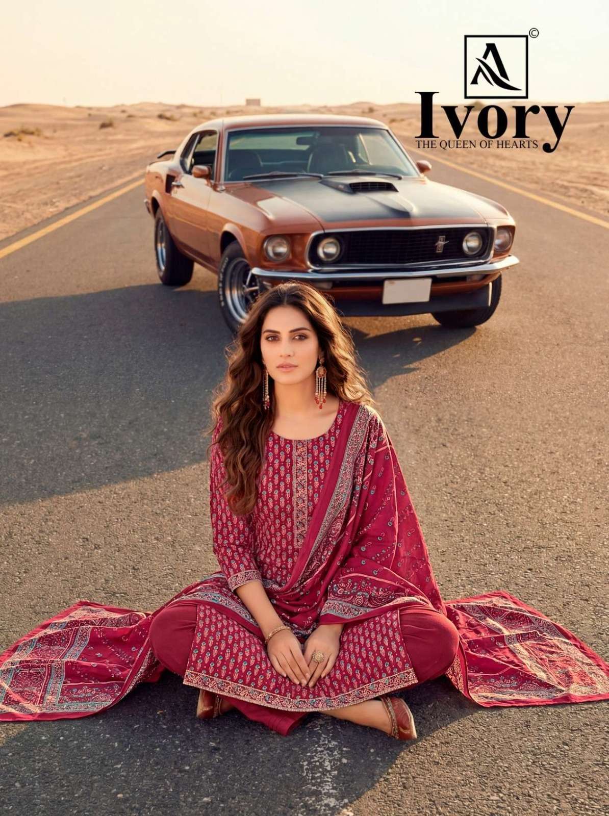 ALOK SUIT LVORY ZAAM DISCHARGE PRINT PAKISTANI STYLE SUIT IN...
