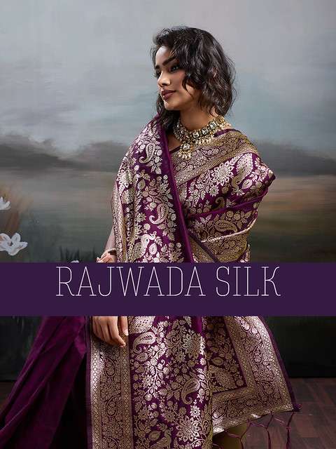 Astita Rajwada silk 1001 To 1006 Super and elegance silk ble...