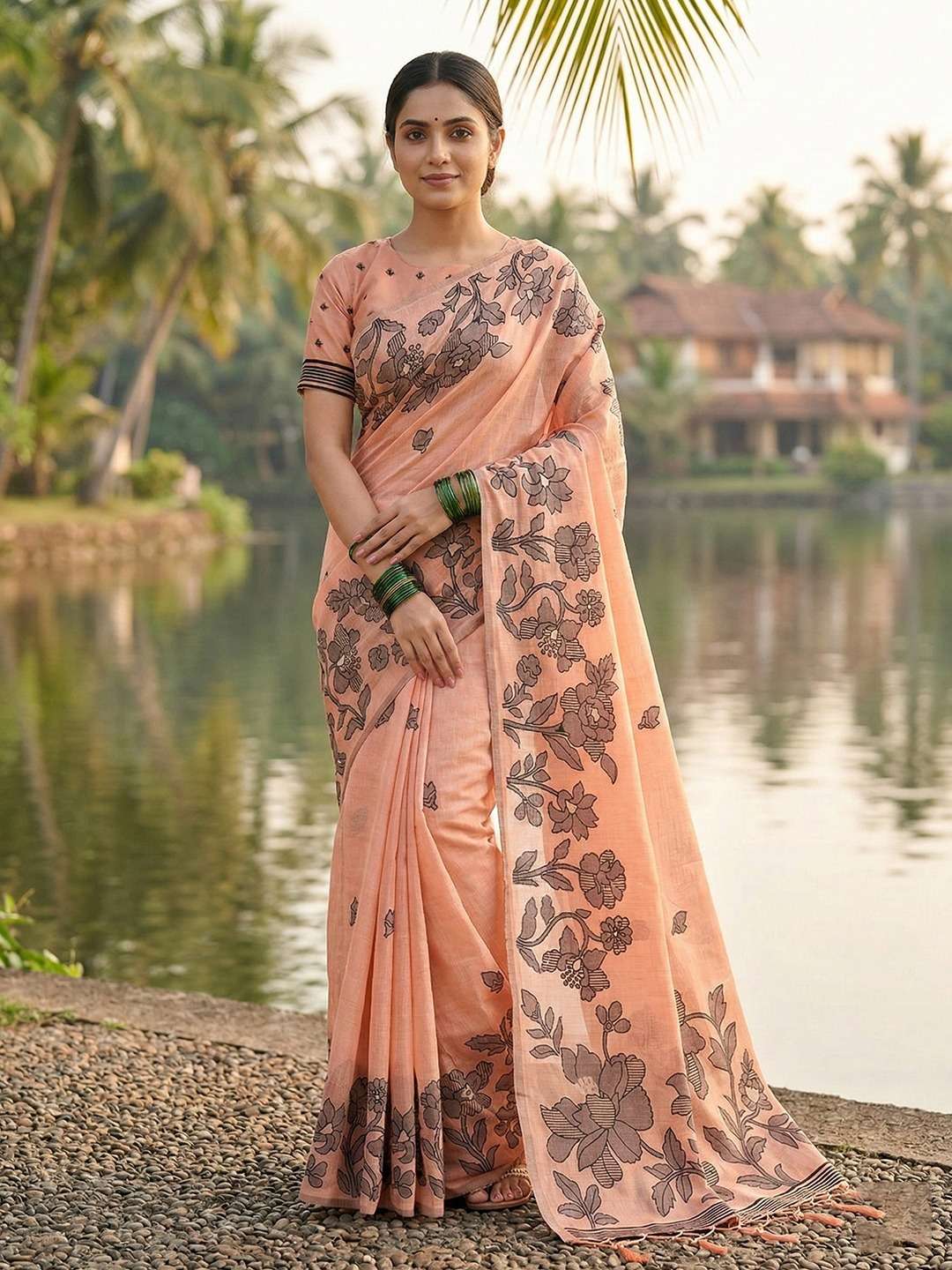 Astita Yashoda 1001 to 1006 soft and cool Linen Cotton Fabri...
