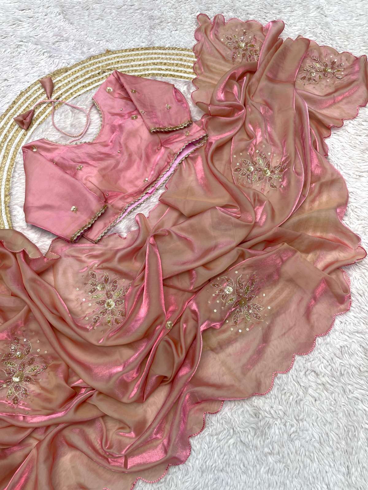 beautiful Manshi Soft fancy satin Cover With  premium khatli...