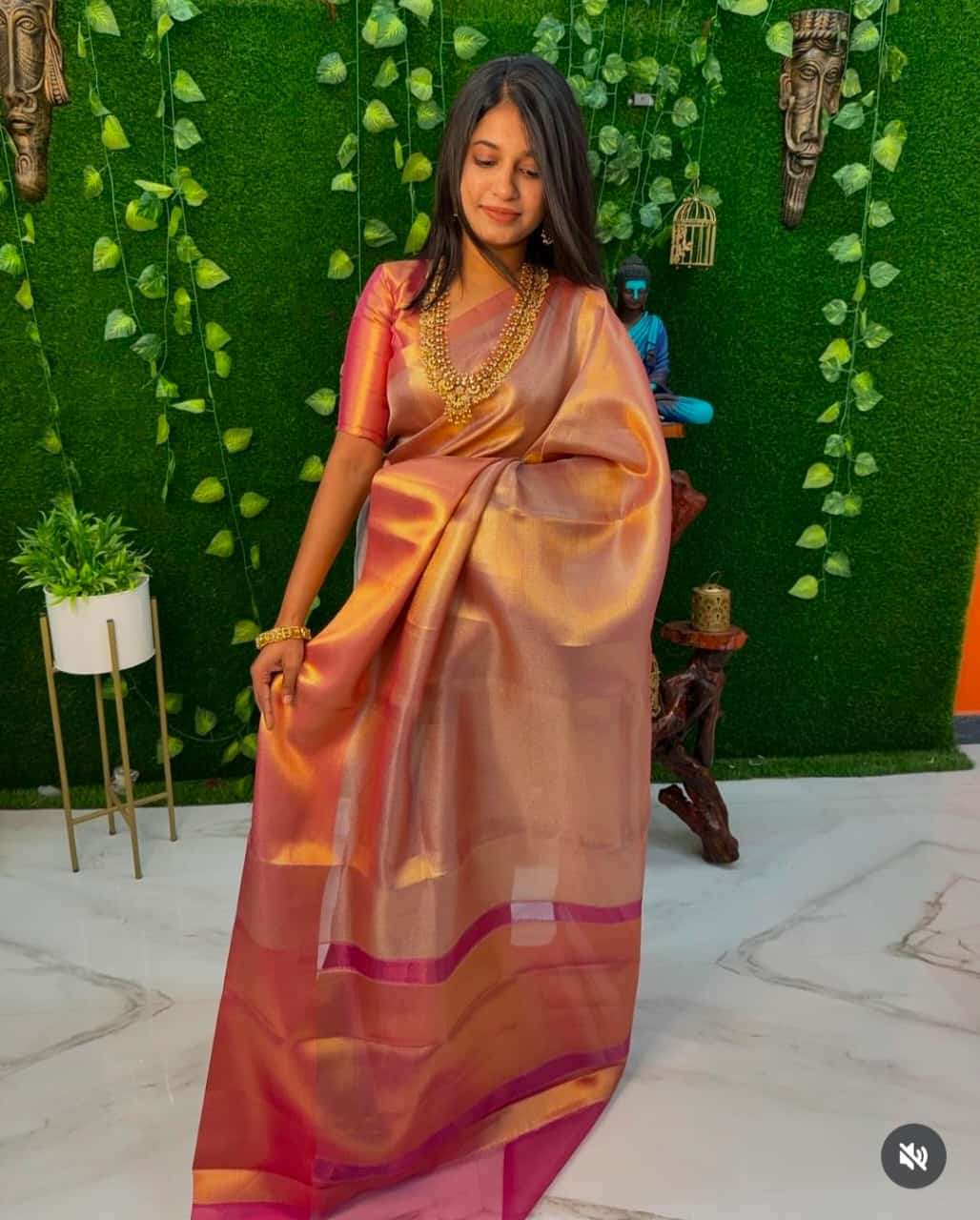 BEST SELLER RESTOCKED JYOTHIKA BRIDAL TISSUE INSPIRED WOVEN ...