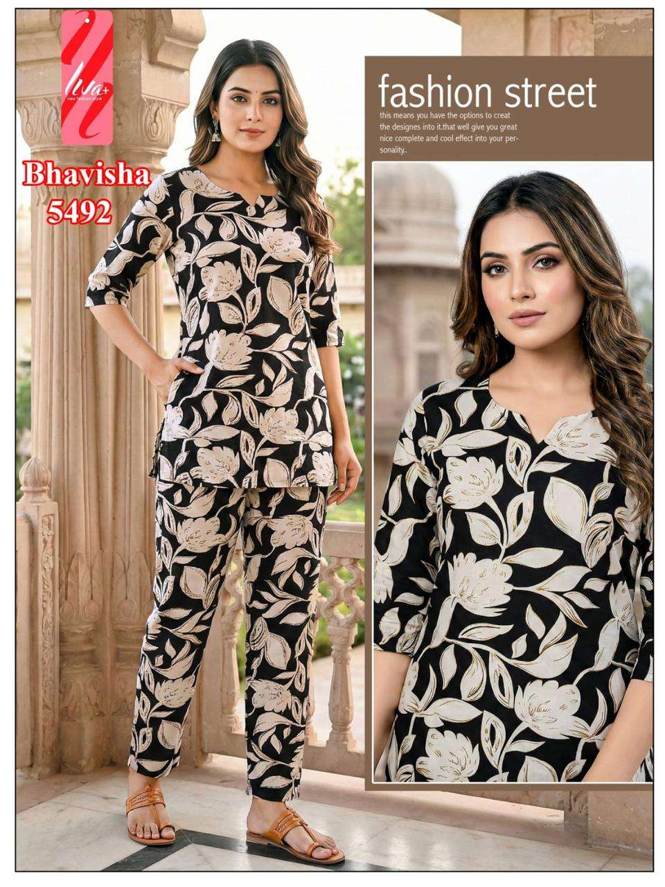 BHAVISHA LIVA CO ORD SETS FOR WOMEN SUMMER SEASON REGULAR WE...
