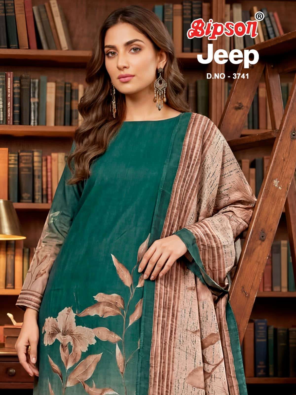 BIPSON PRINTS JEEP WRANGLAR VOL 3741 ROMAN SILK FLOWER PRINT...