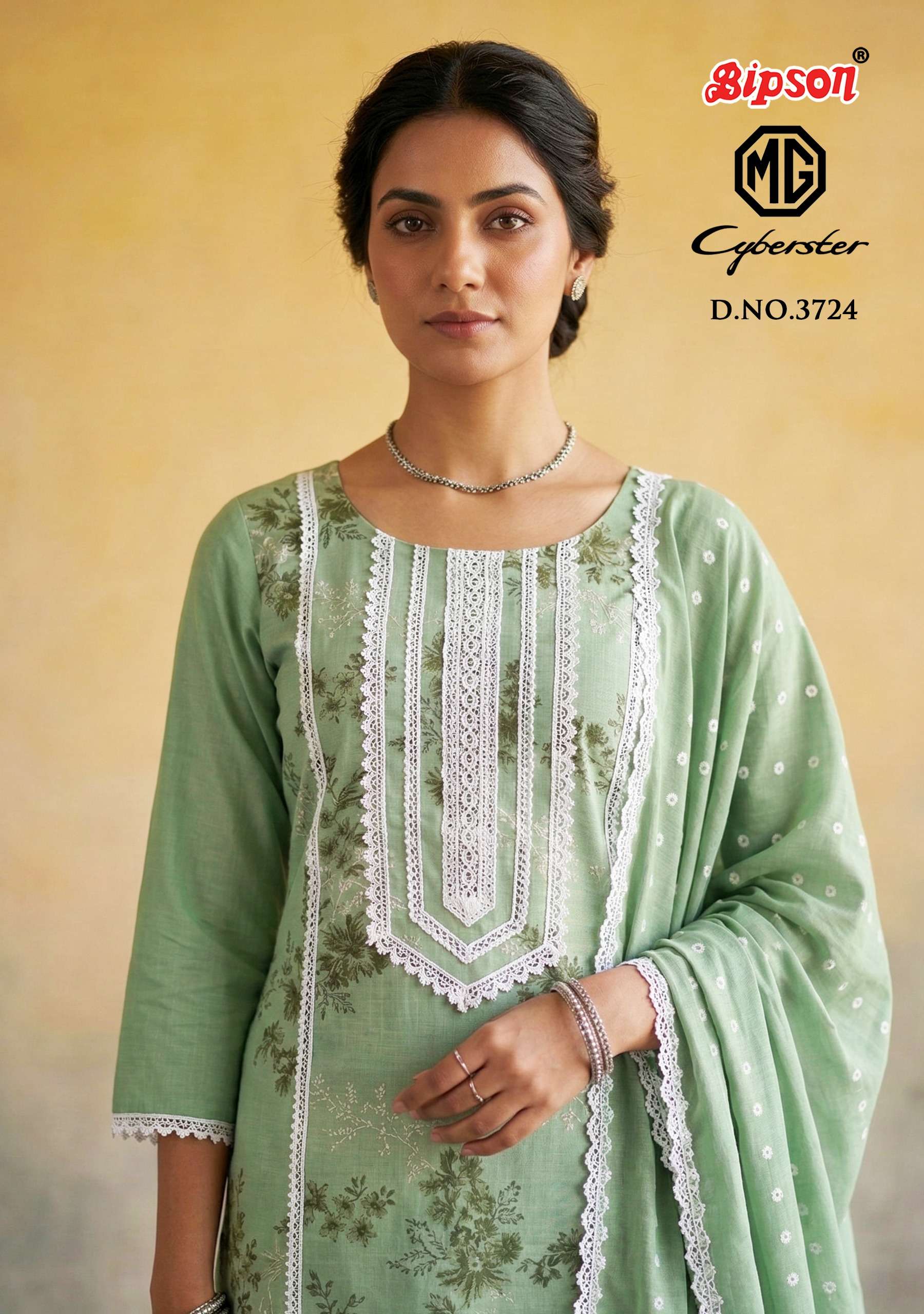 BIPSON PRINTS MG CYBERSTER 3724 COTTON CAMBRIC PRINT SALWAR ...