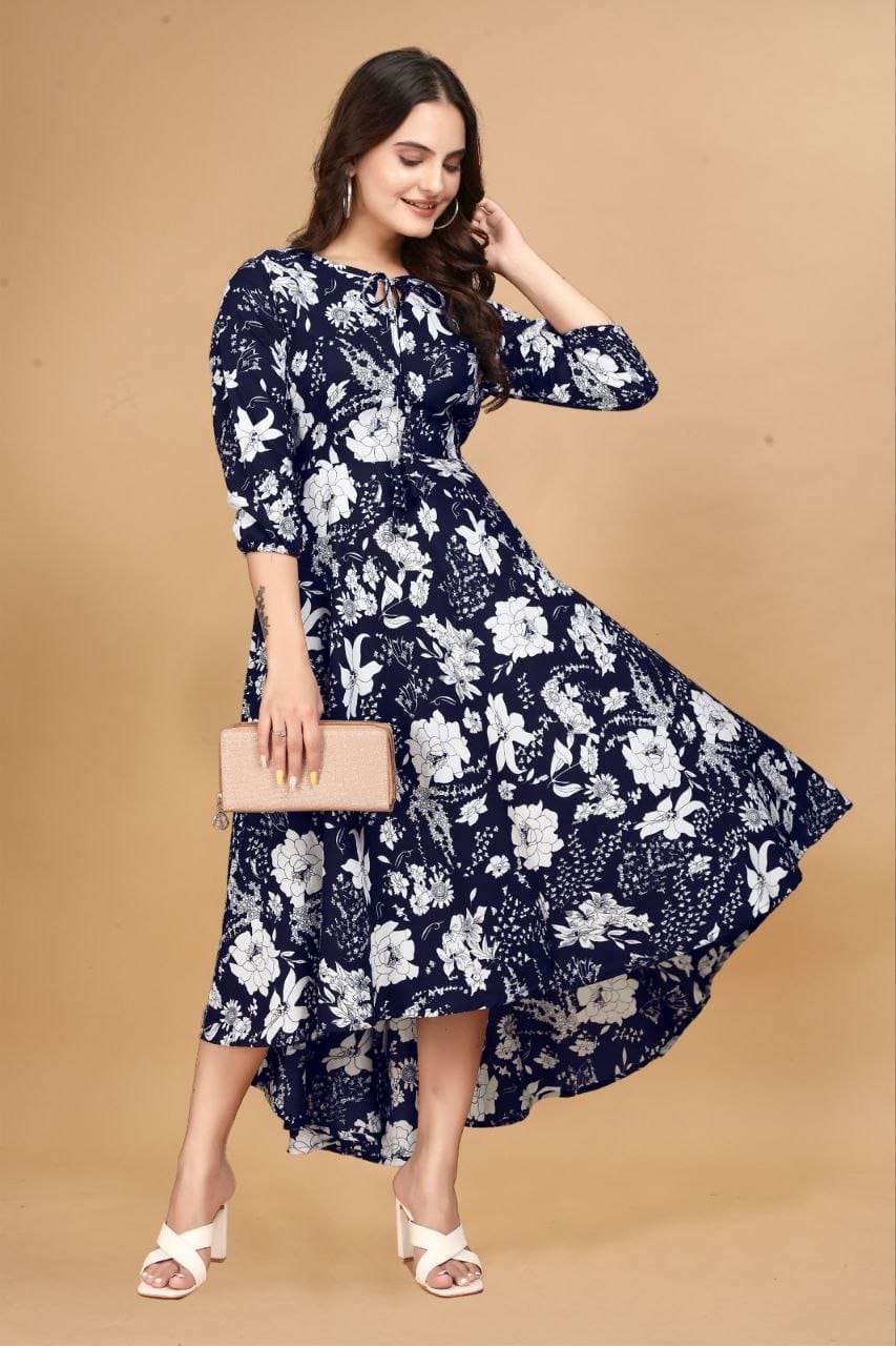 CLASSIC ONE PIECE LONG GOWN AT AMERICAN CREPE FABRIC REGULAR...