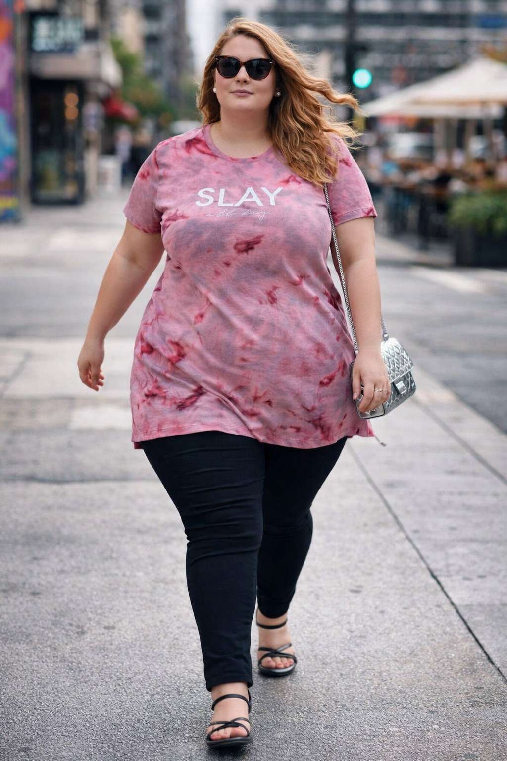 CURVY BIG SIZE LONG TSHIRT FOR WOMEN FAT REGULAR TSHIRT SUPP...