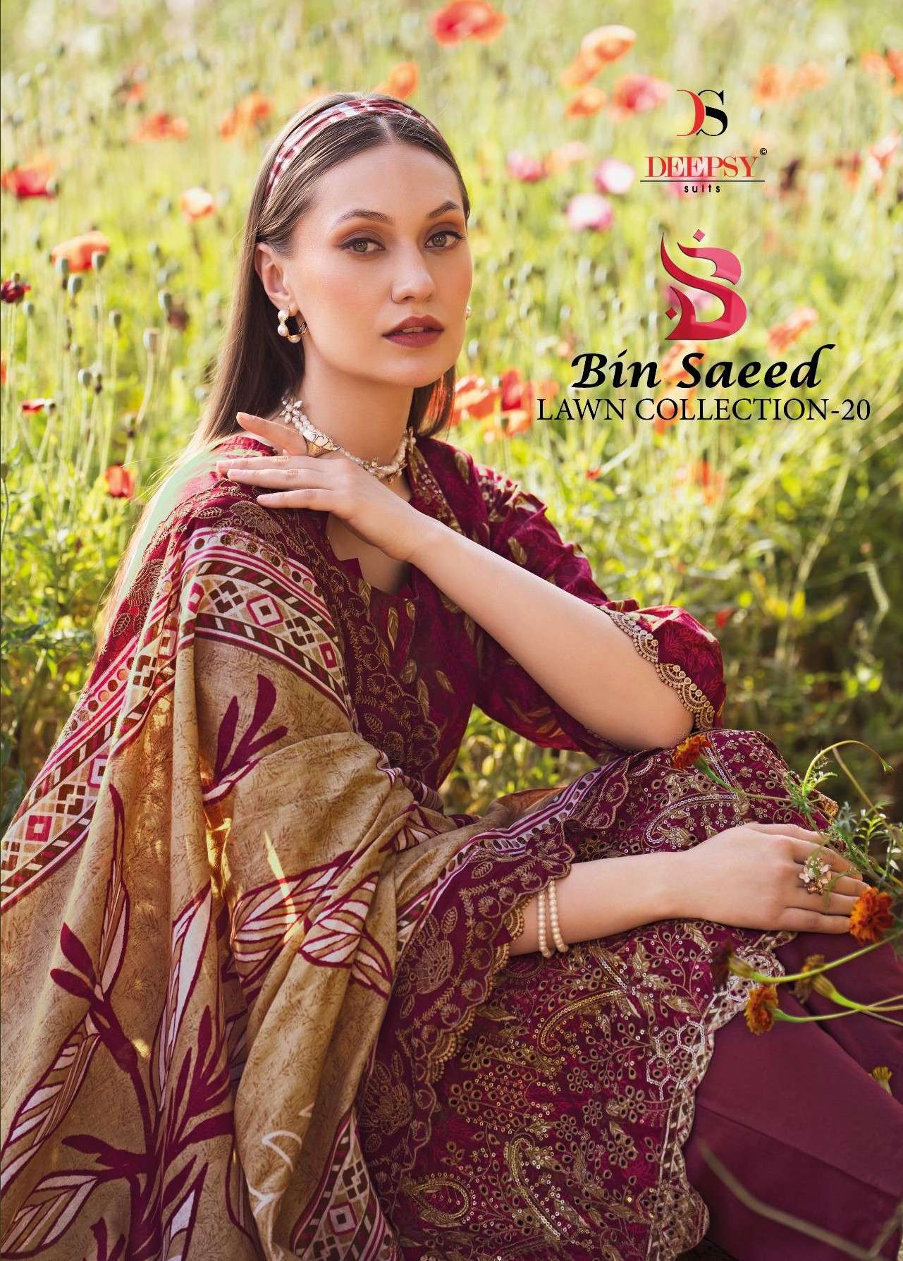 DEEPSY SUITS BIN SAEED VOL 20 PAKISTANI VIRAL NEW DRESS COTT...