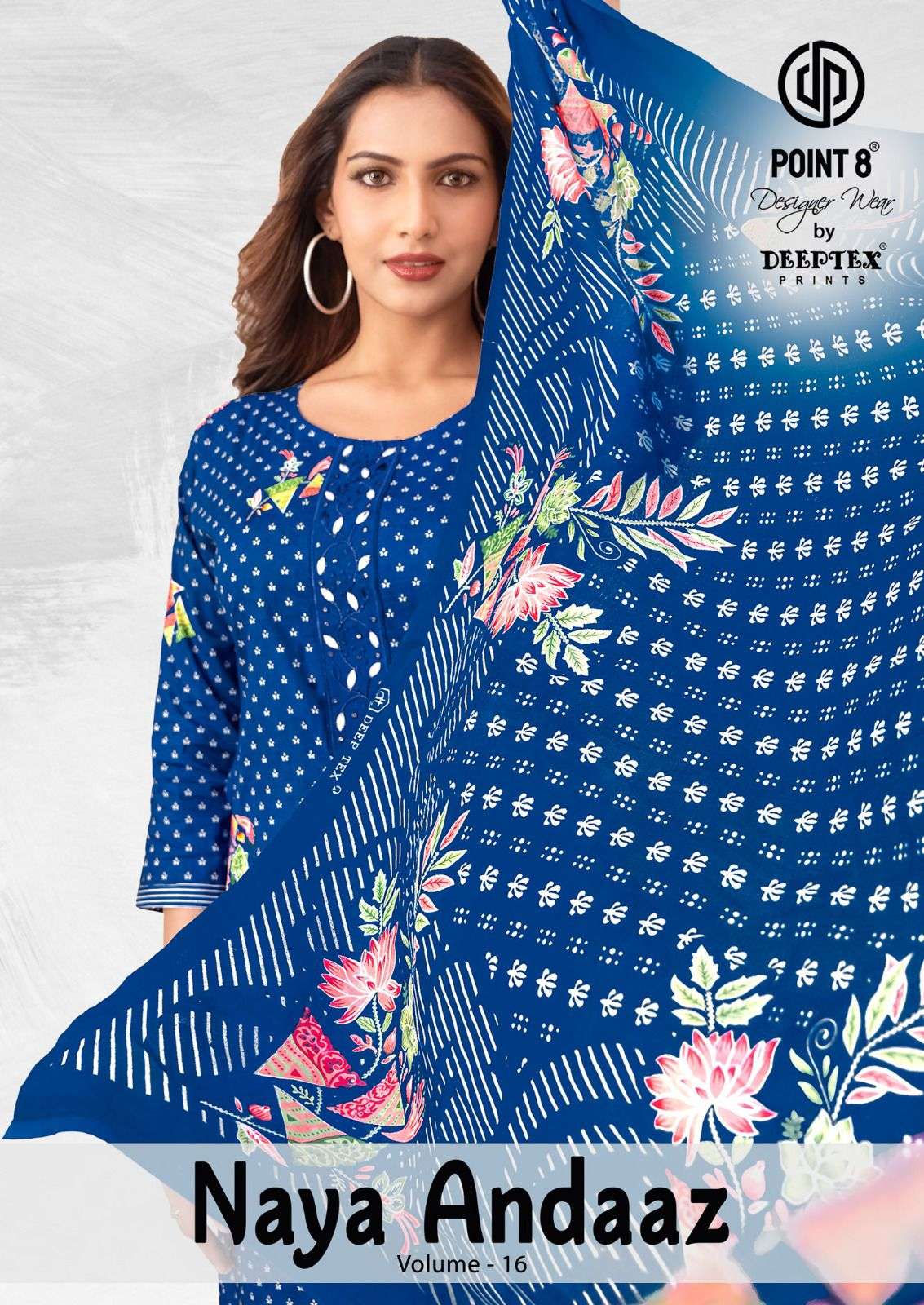DEEPTEX NAYA ANDAAZ VOL 16 COTTON PRINTED WITH EMBROIDERY 3 ...