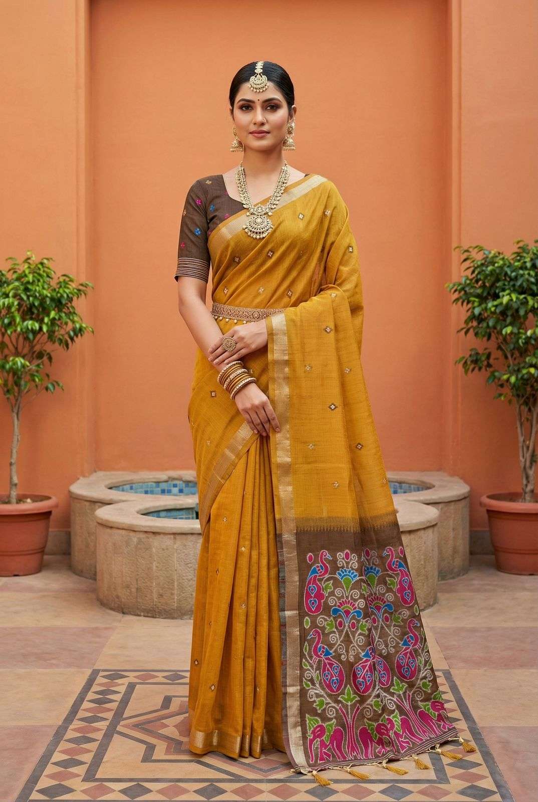  designer Divya Vol 2 Soft and Pure Muga Cotton super fabric...