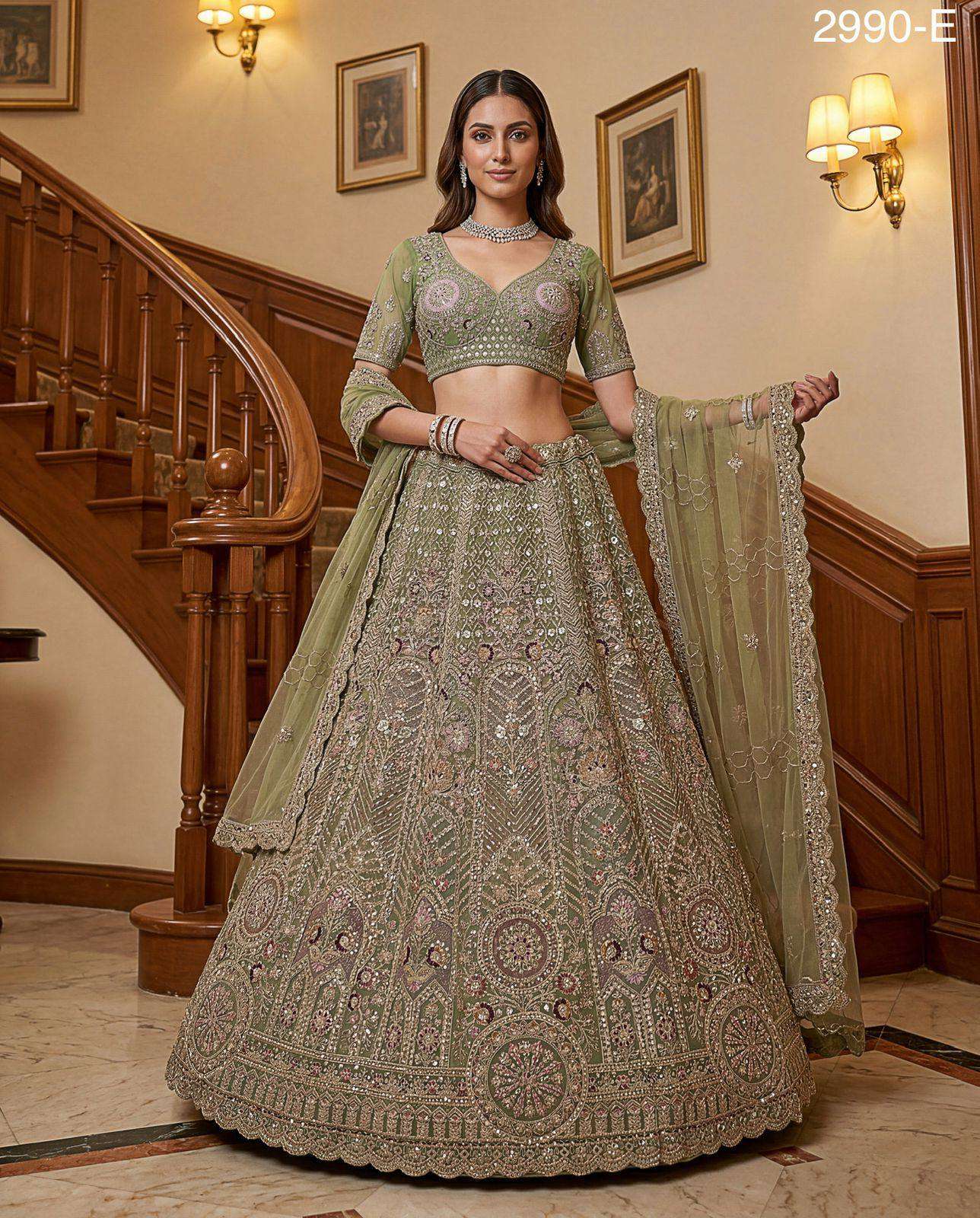 Exceptional Designer and primum royal heavy Bridal Net Beaut...