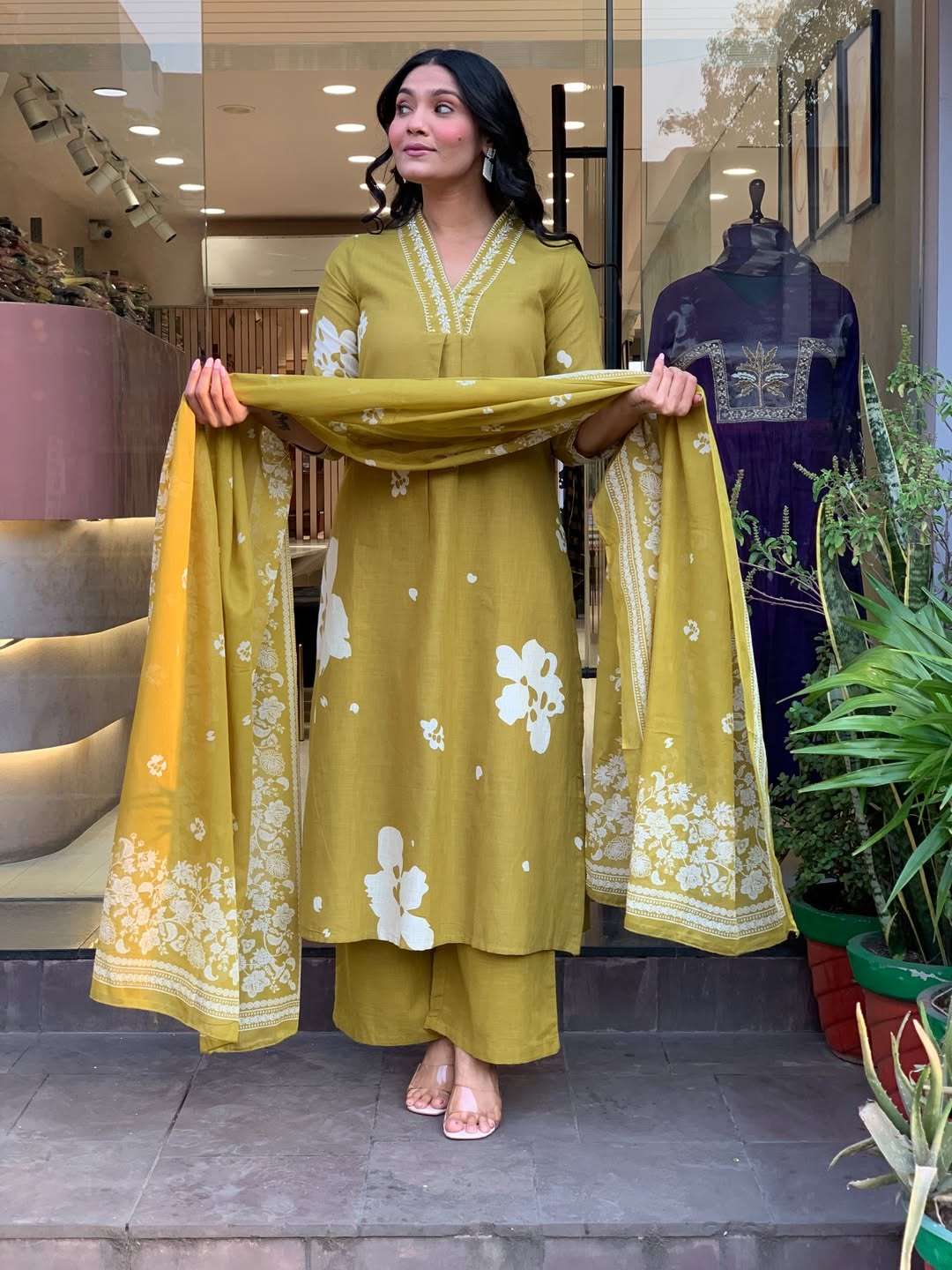 EXCLUSIVE JAIPUR COTTON DESGINER TOP BOTTOM DUPATTA LOW PRIC...