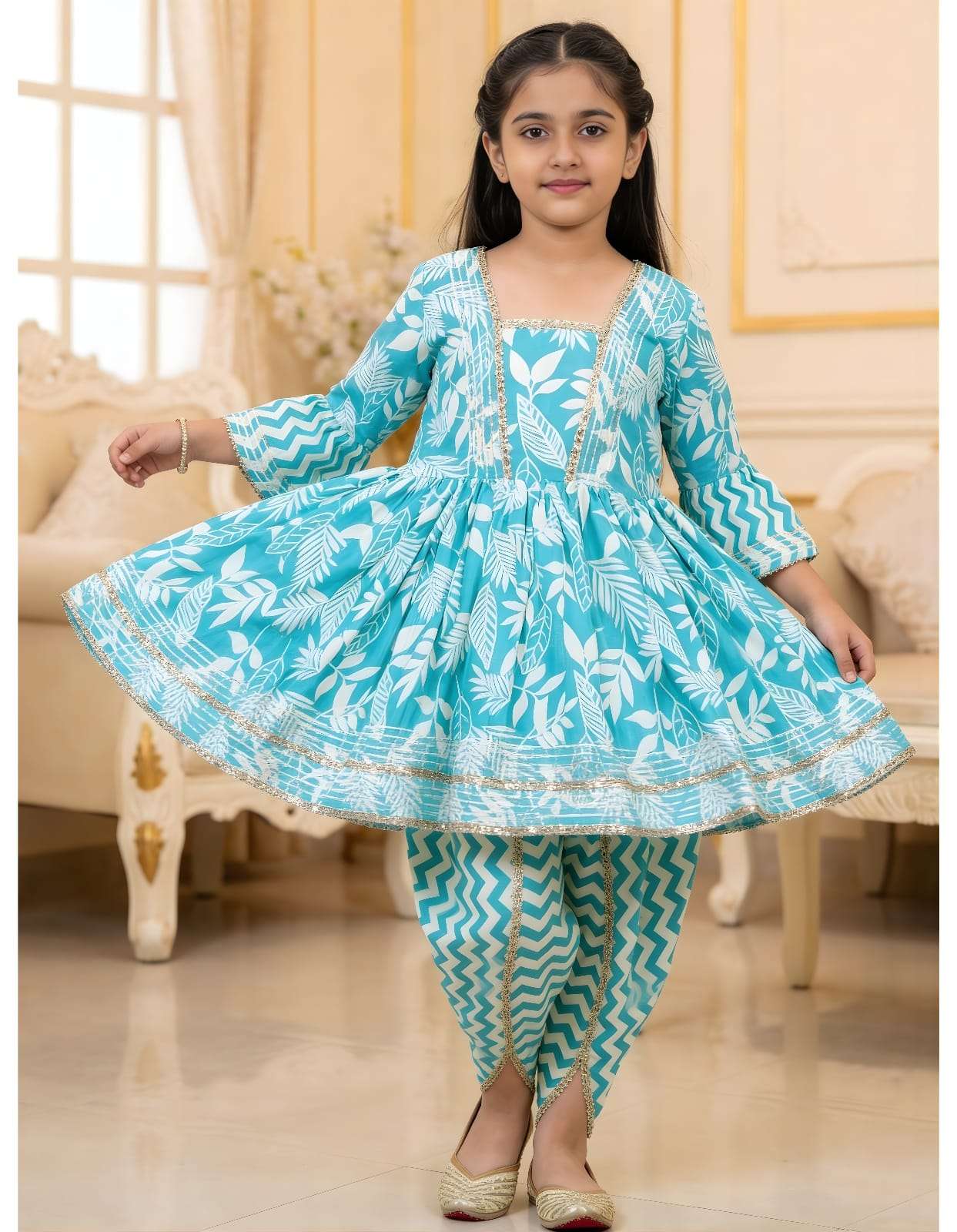 EXCLUSIVE KURTA KEDIYA WITH A TULIP DHOTI KIDS WEAR INDIAN D...