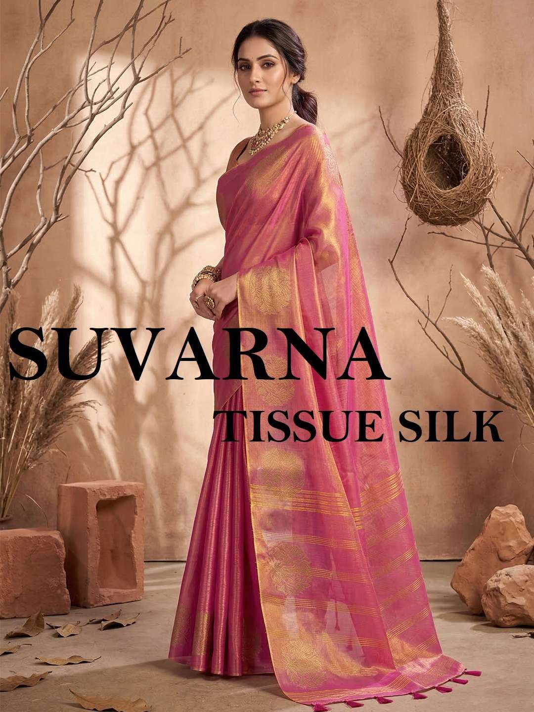  extraordinary and glam up Astita Suvarna Tissue Silk 1001 t...