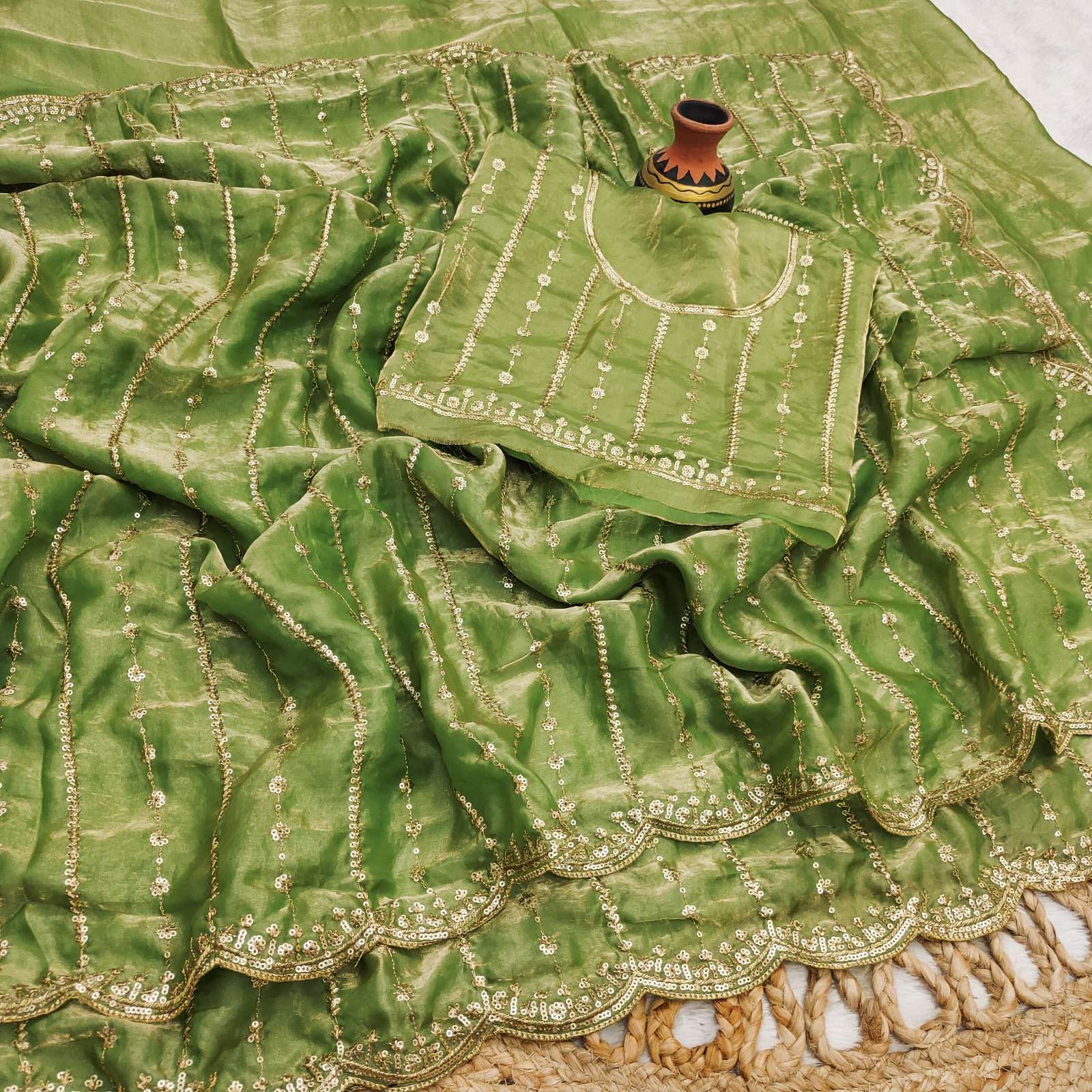  Falak launching New Designer fancy and soft satin fabric re...