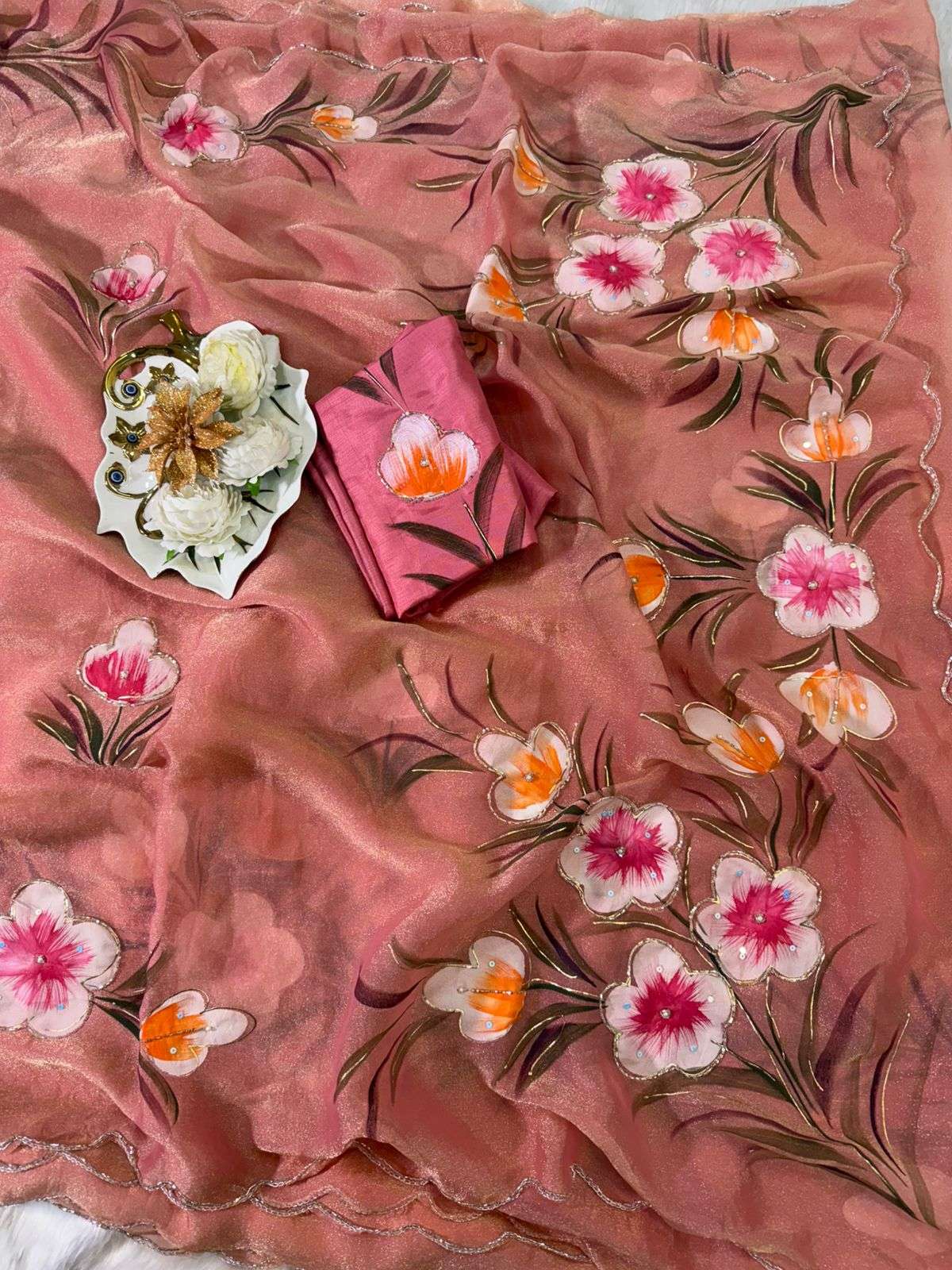 Fresh Arrival and Premium Quality Soft chiffon fabric with e...