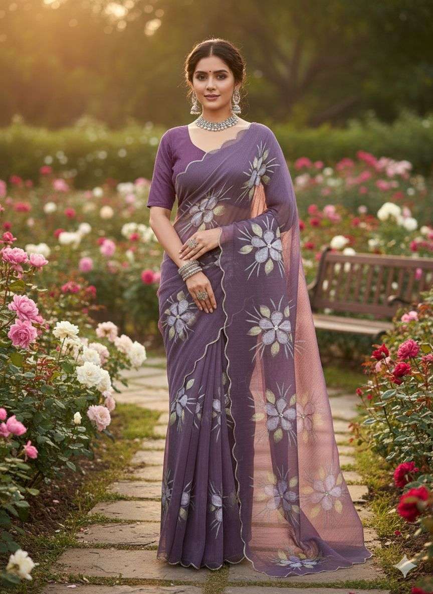  Fresh Arrival Pure soft tebby silk fabric with beautiful fl...