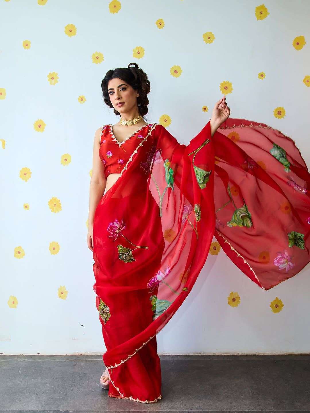  Fresh Arrival Pure soft tebby silk fabric with beautiful fl...